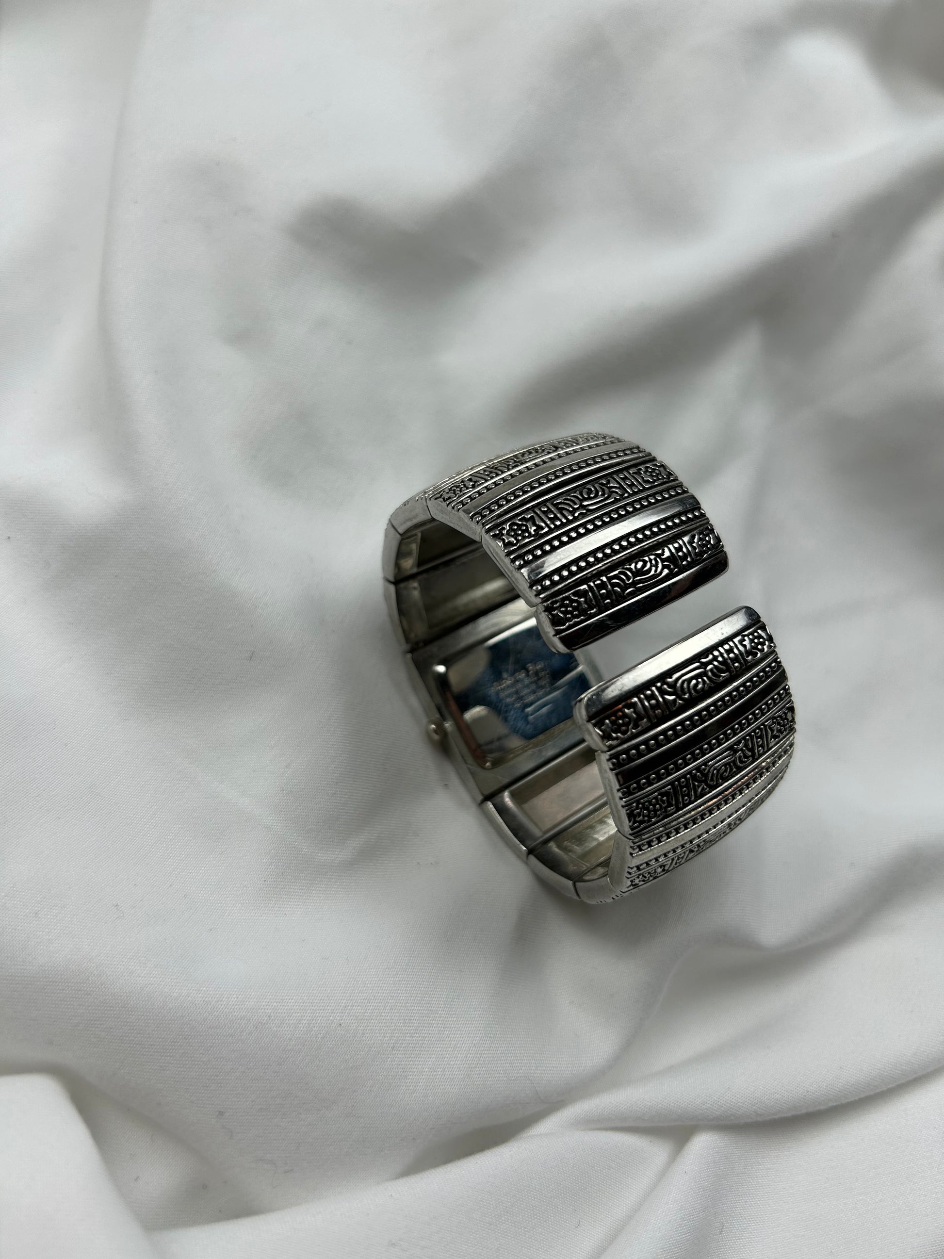 Vintage stainless steel silver watch jewelry