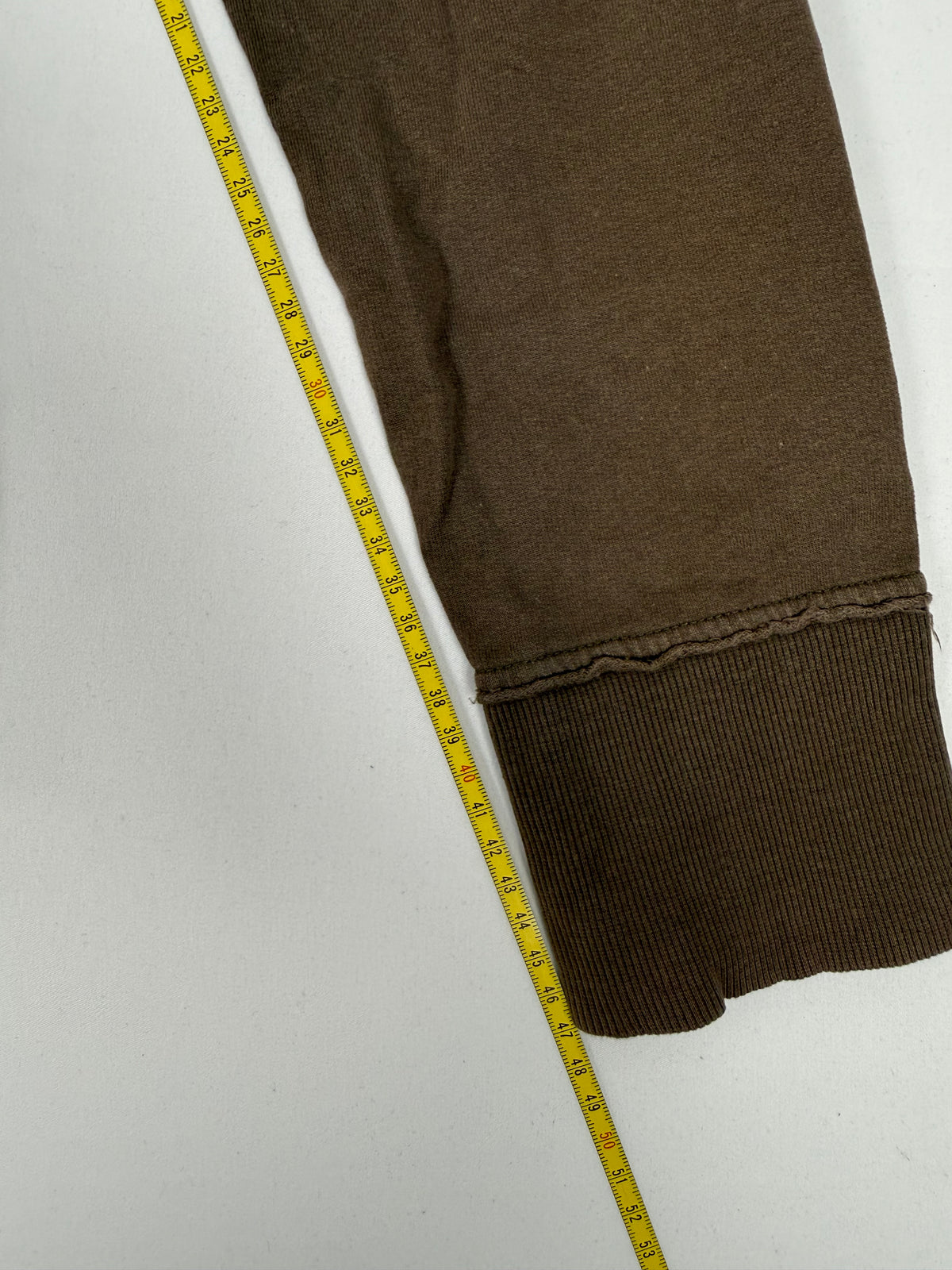 Khaki zip up cotton sweatshirt (S)