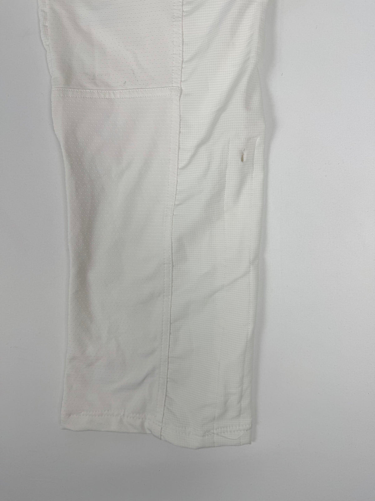 White low rise baggy pants (L)