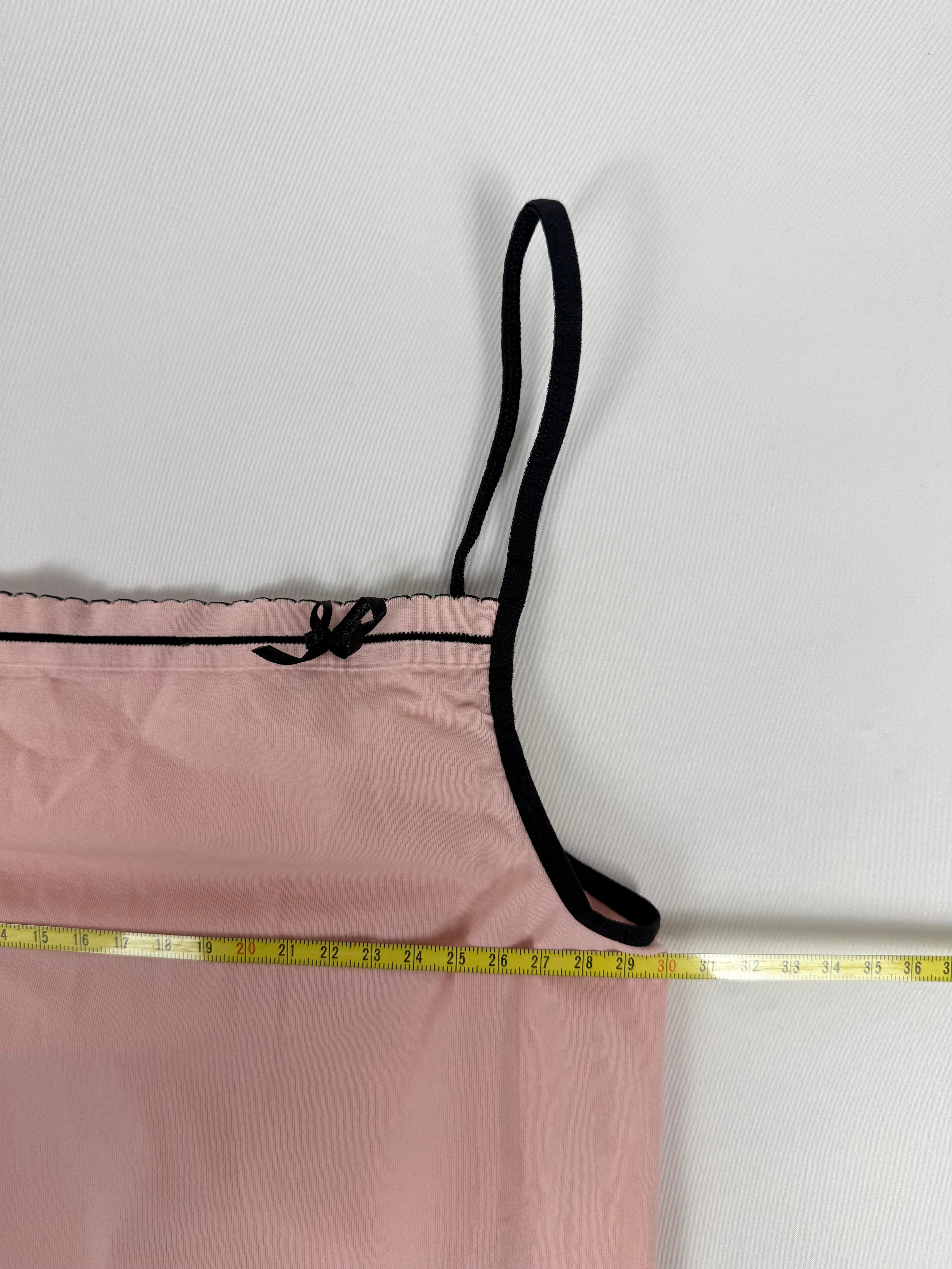 Baby pink ultra stretchy cami top (S)