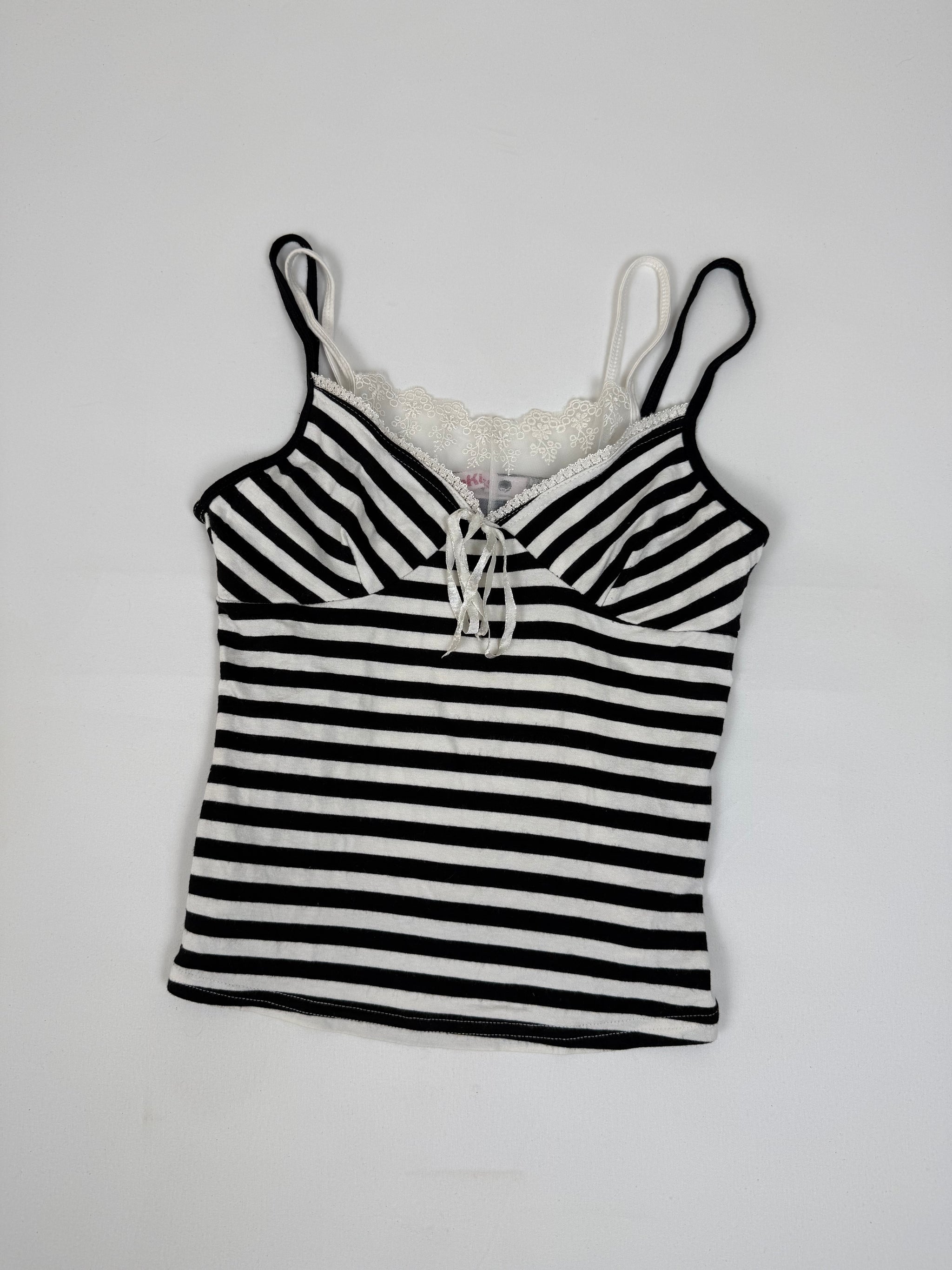 White striped cami top (S)