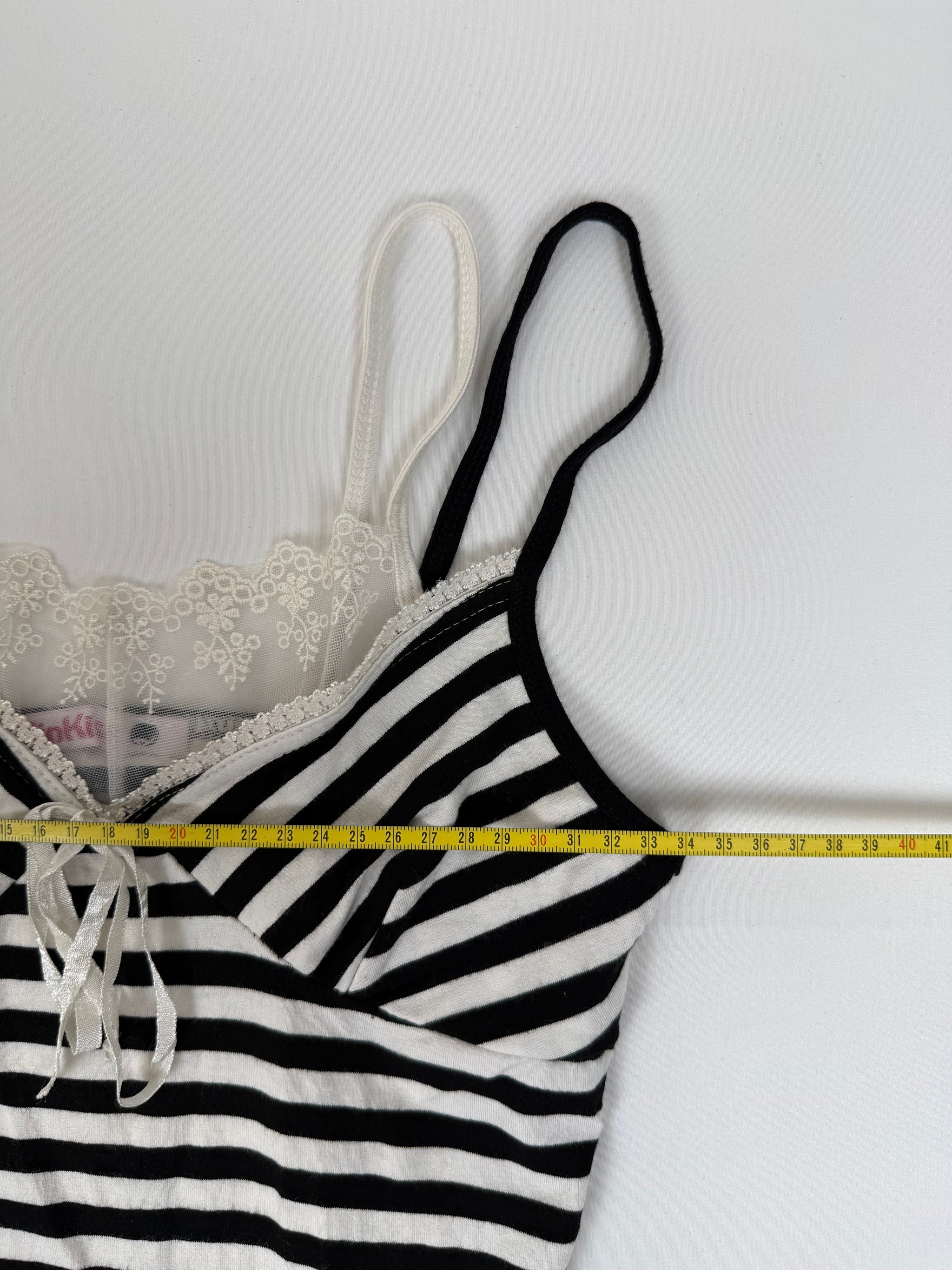 White striped cami top (S)