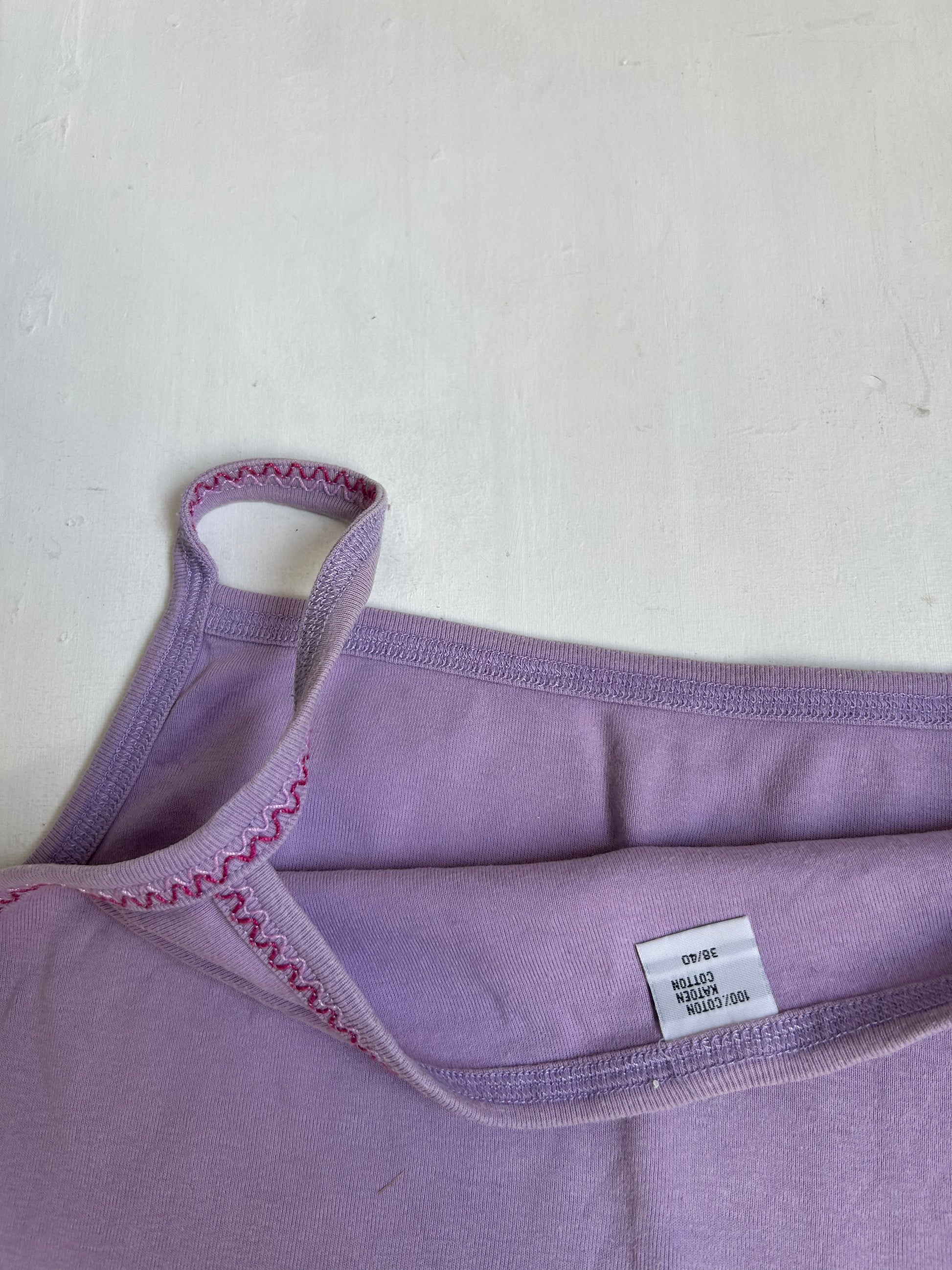 Lilac 100% cotton summer  top (M/L)