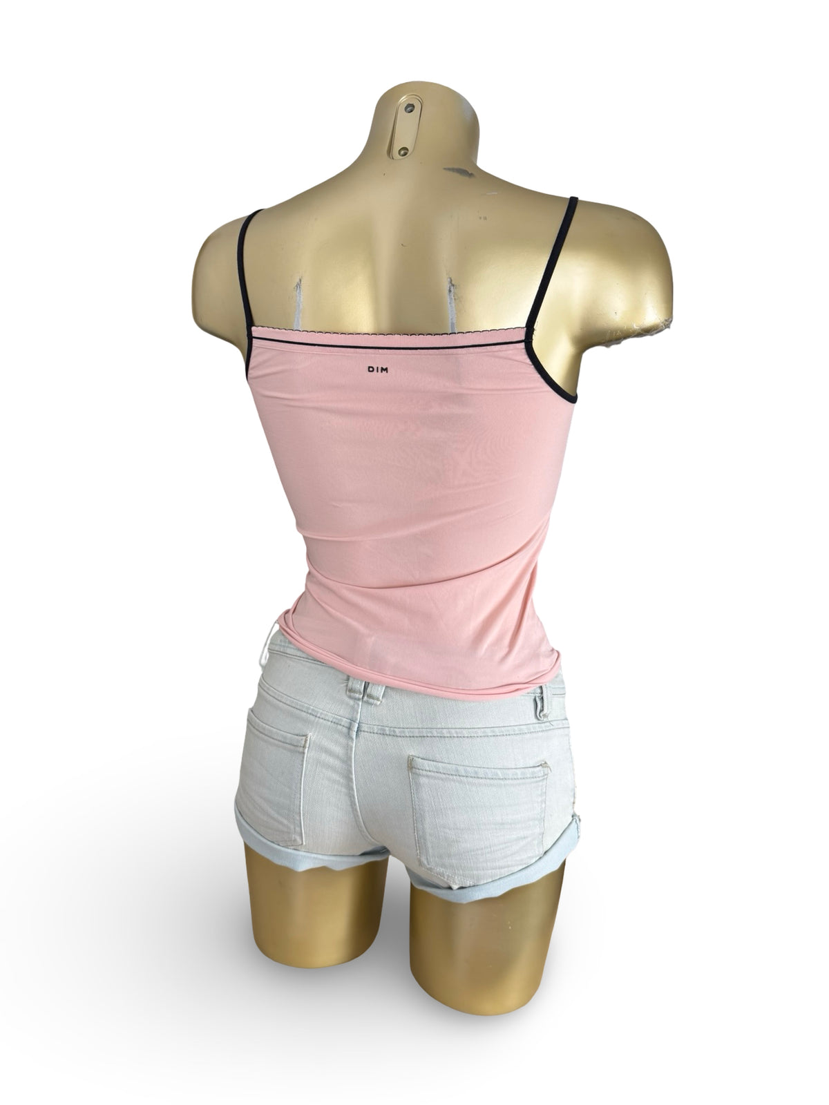 Baby pink ultra stretchy cami top (S)