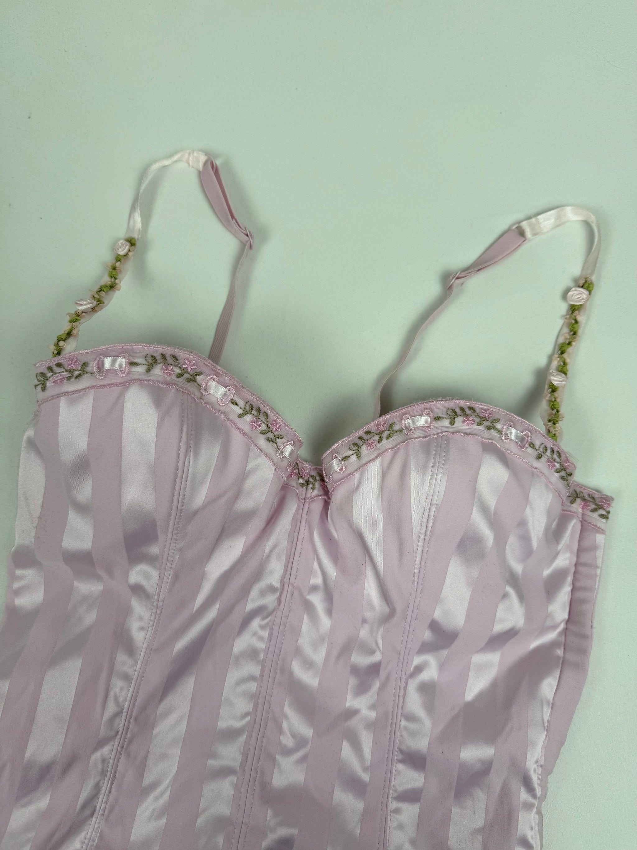 Baby pink corset top (S)