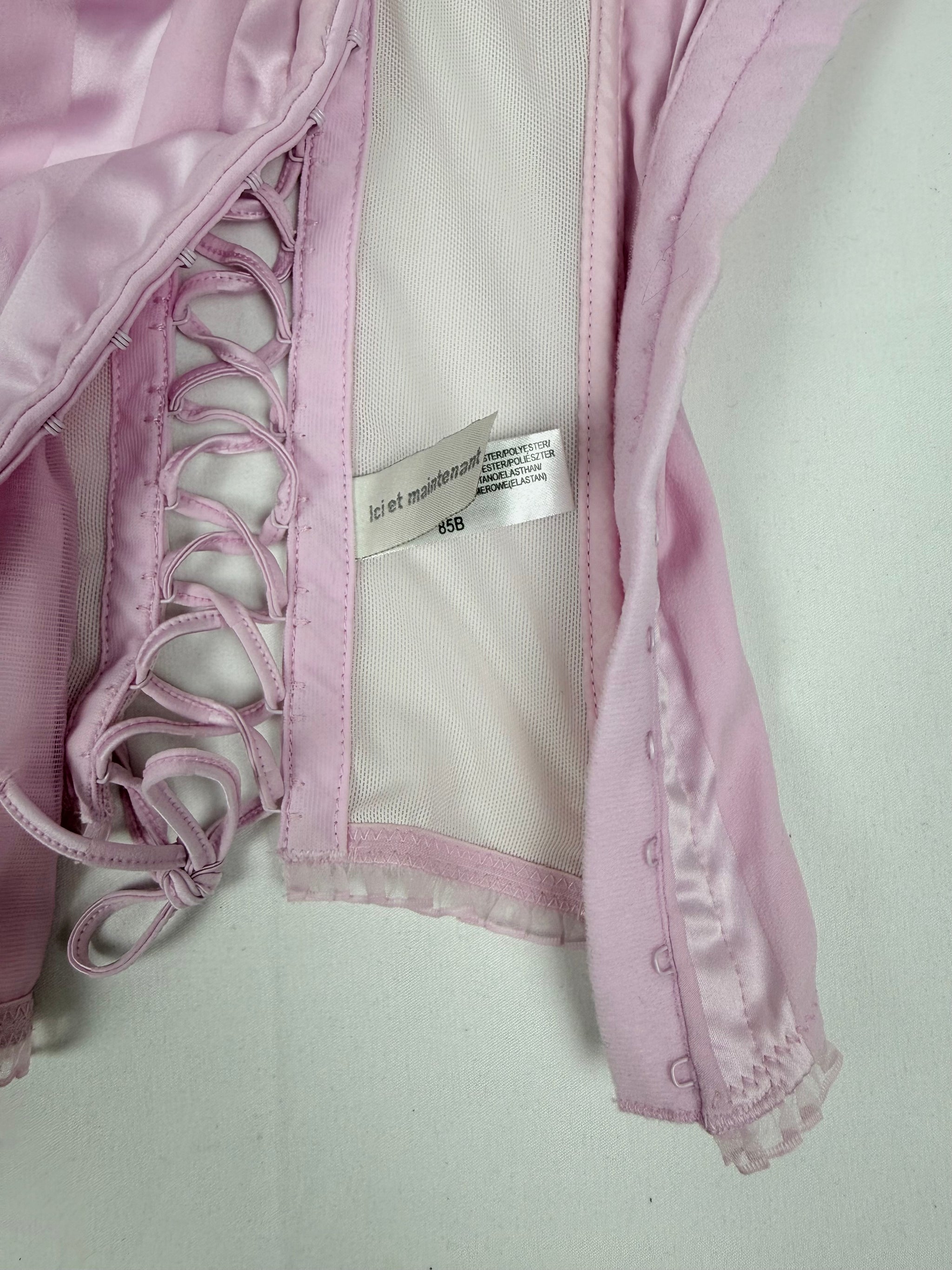 Baby pink corset top (S)