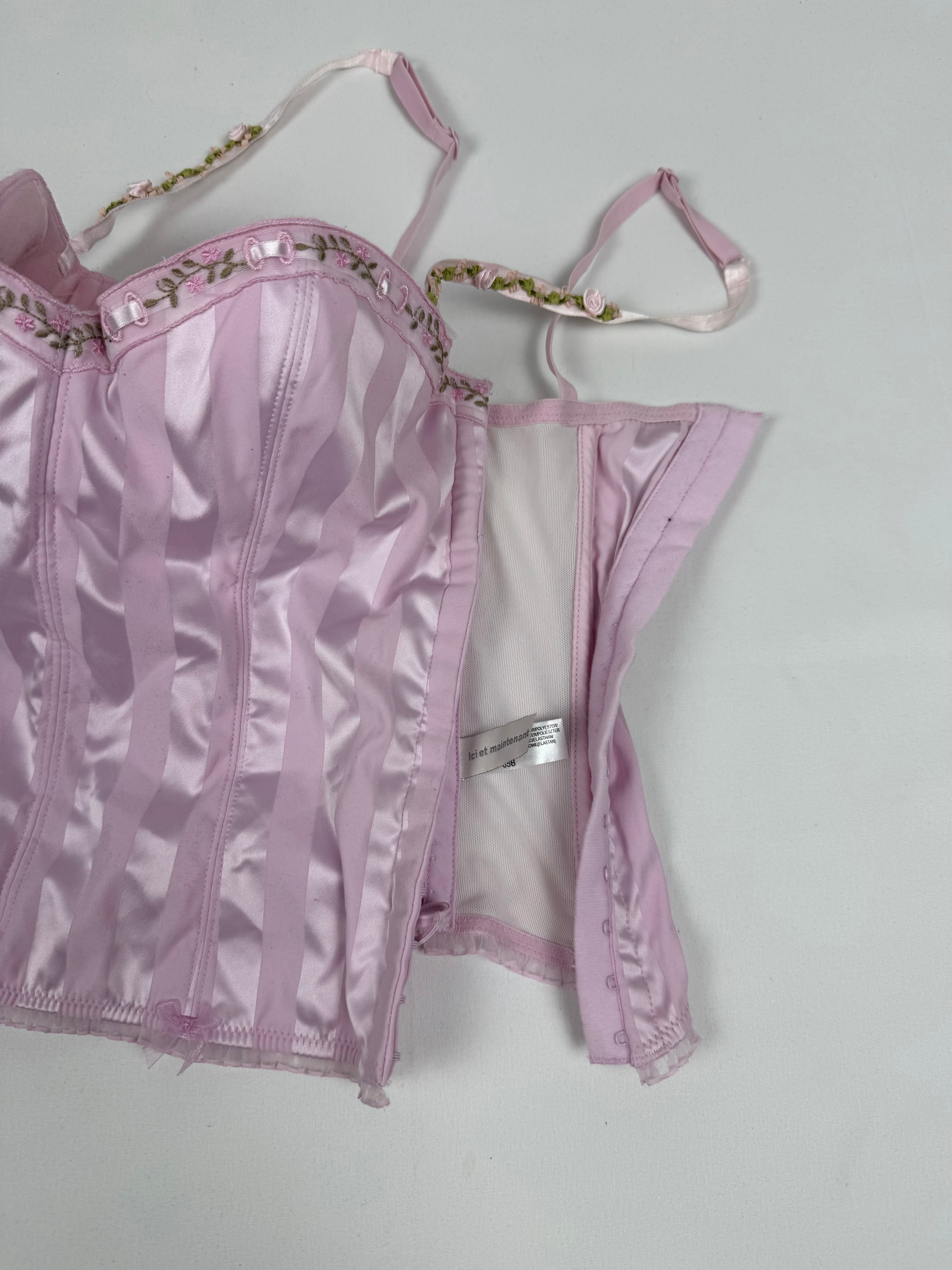Baby pink corset top (S)