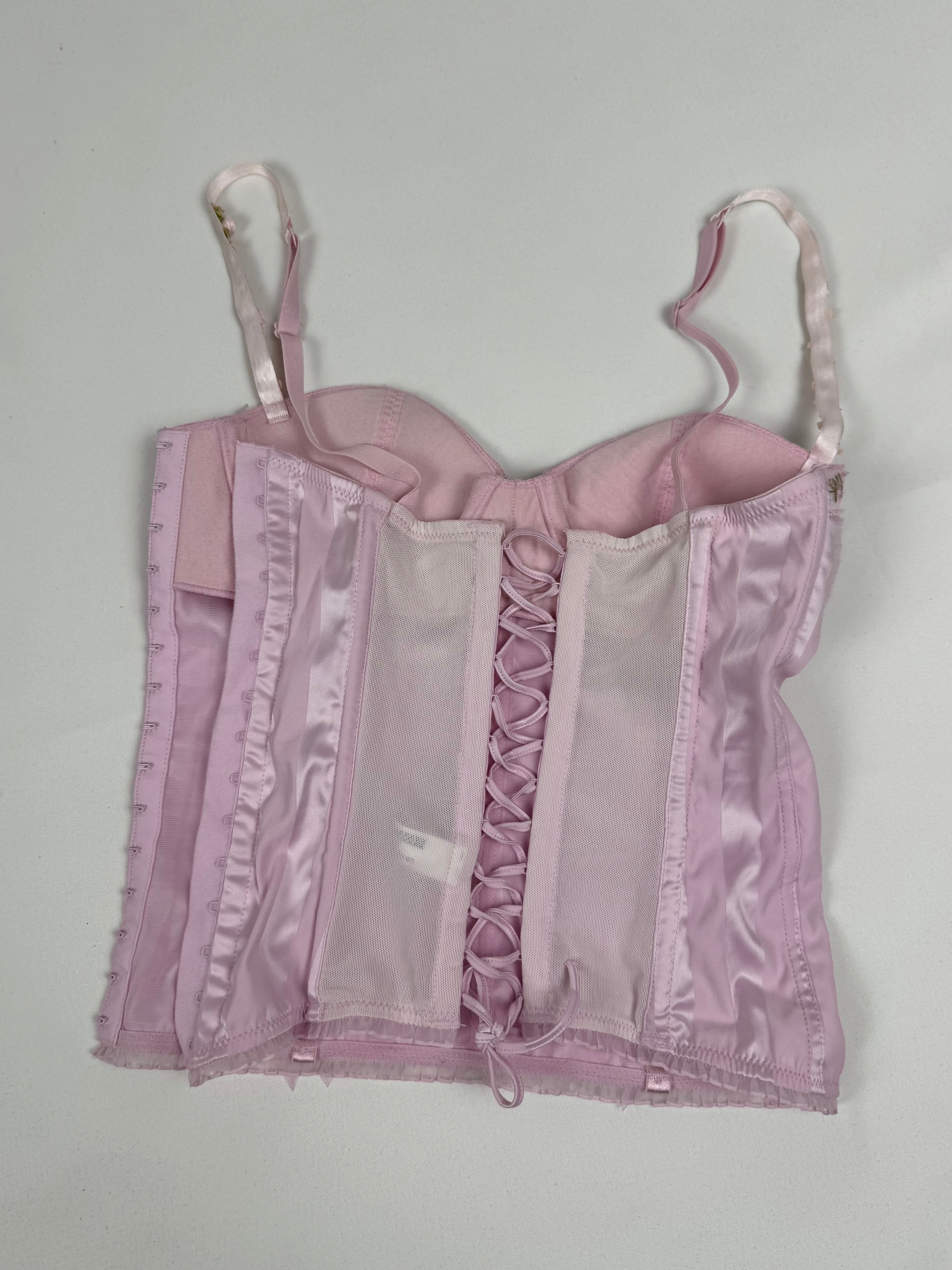 Baby pink corset top (S)