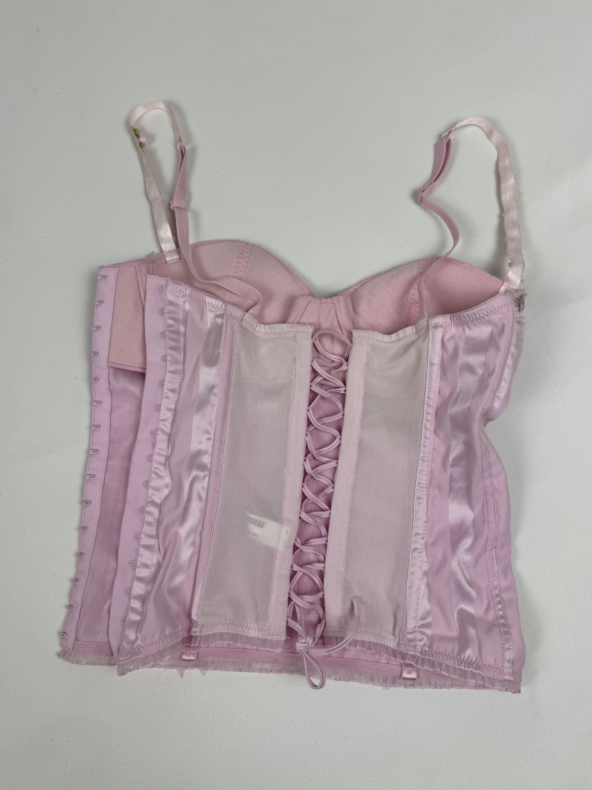 Baby pink corset top (S)