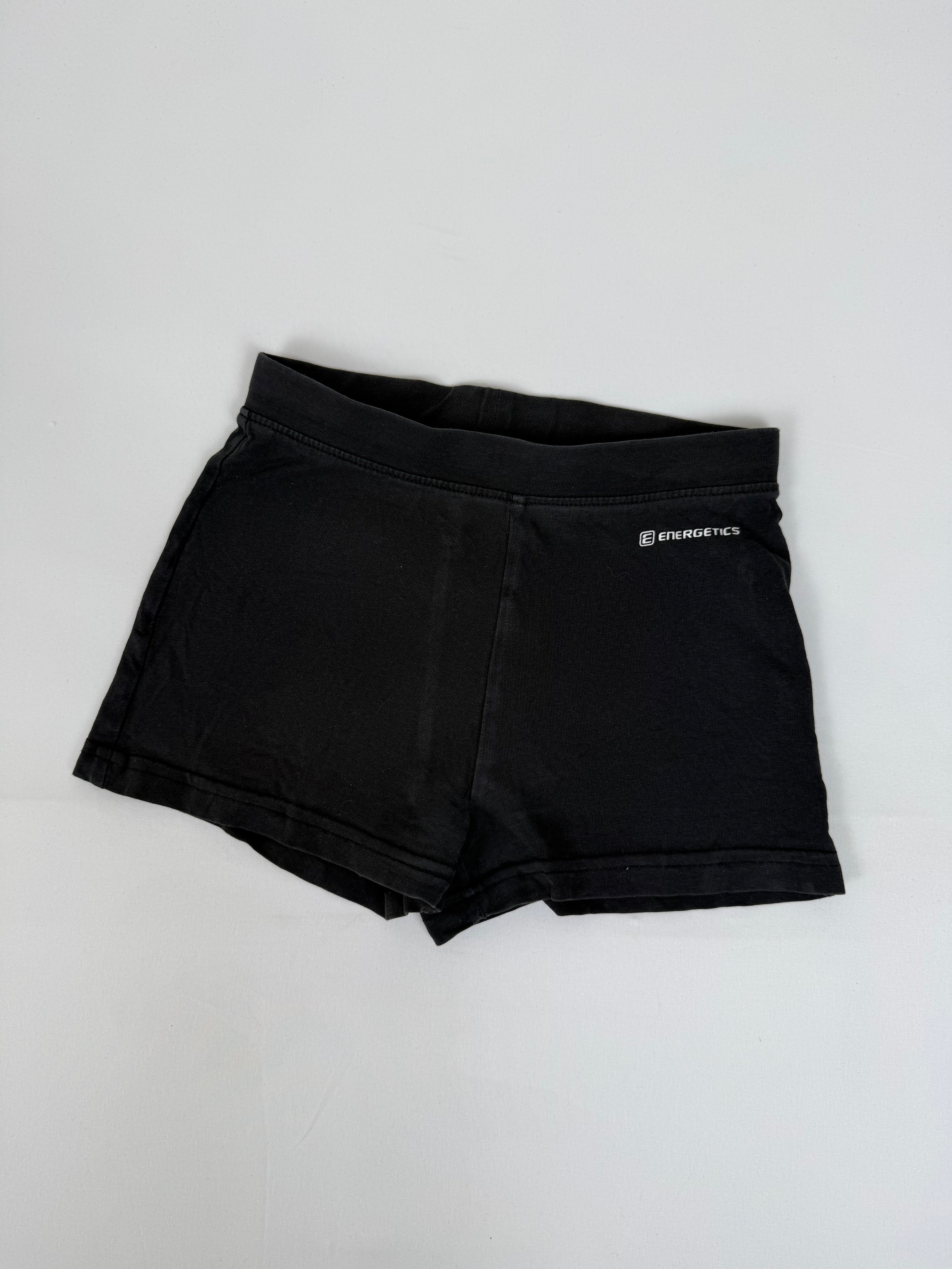 Black activewear mini short (XXS)