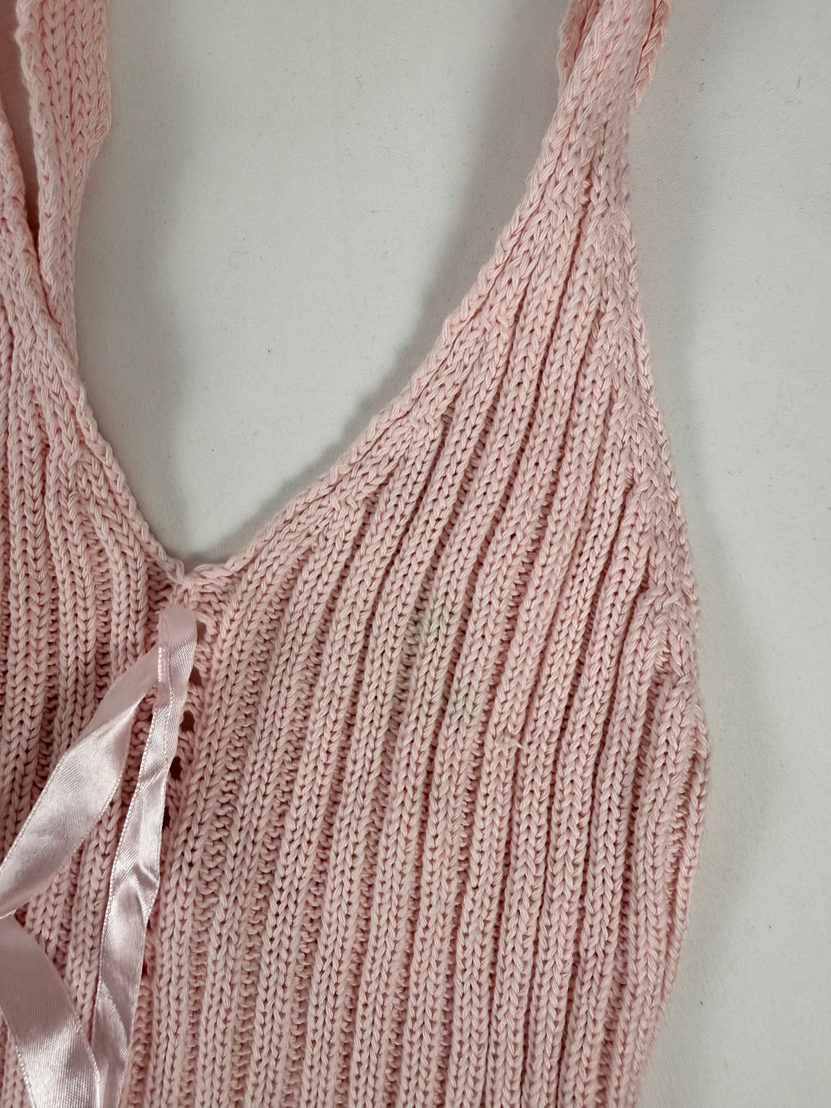 Baby pink crochet bolero + top set (S)