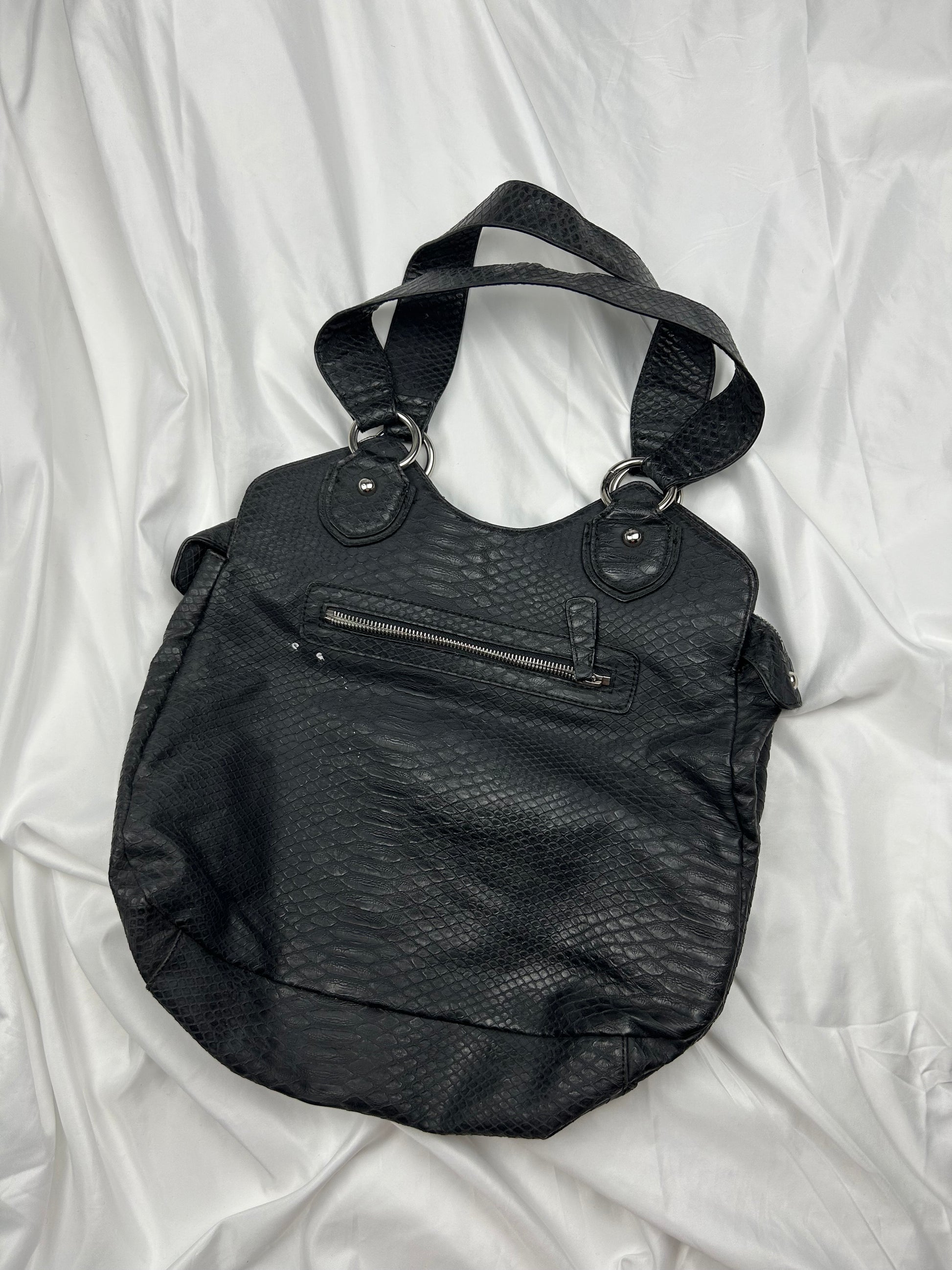 Black uni besace bag