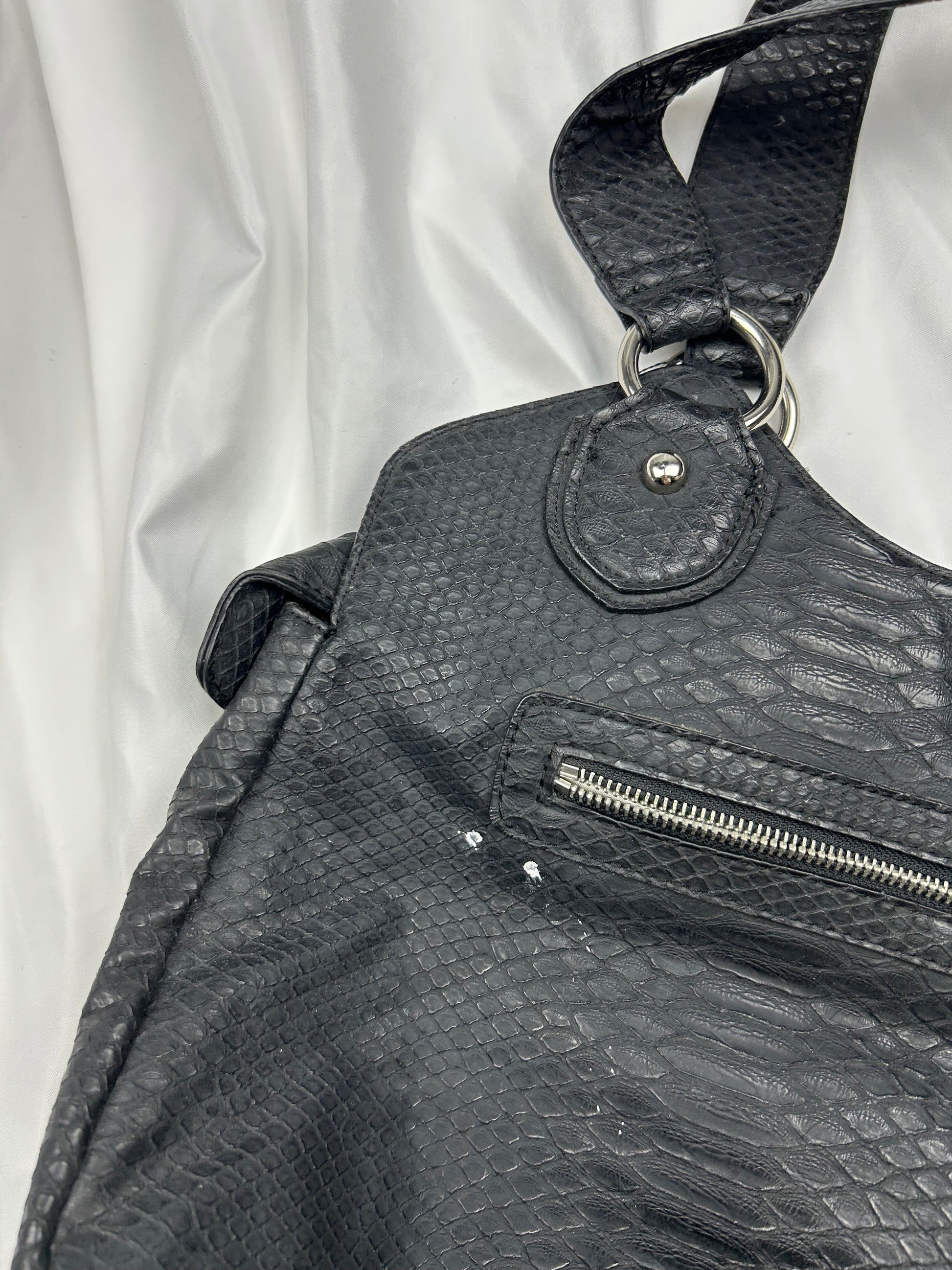 Black uni besace bag