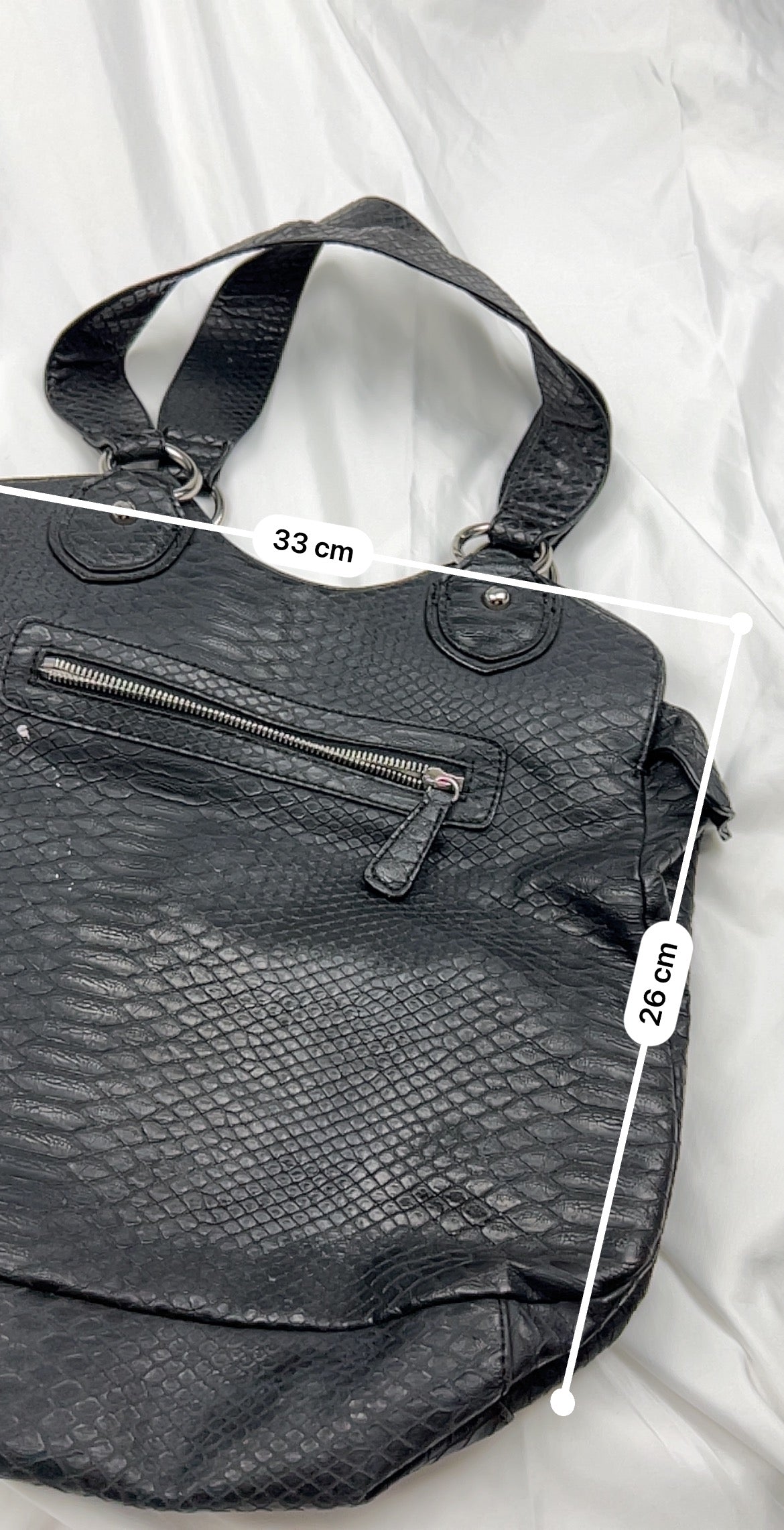 Black uni besace bag