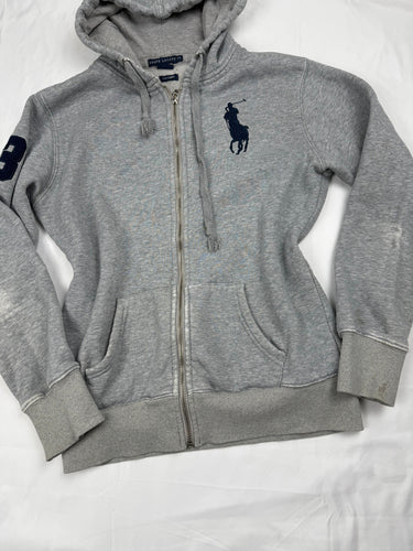 Grey zip up hoodie  (S/M)