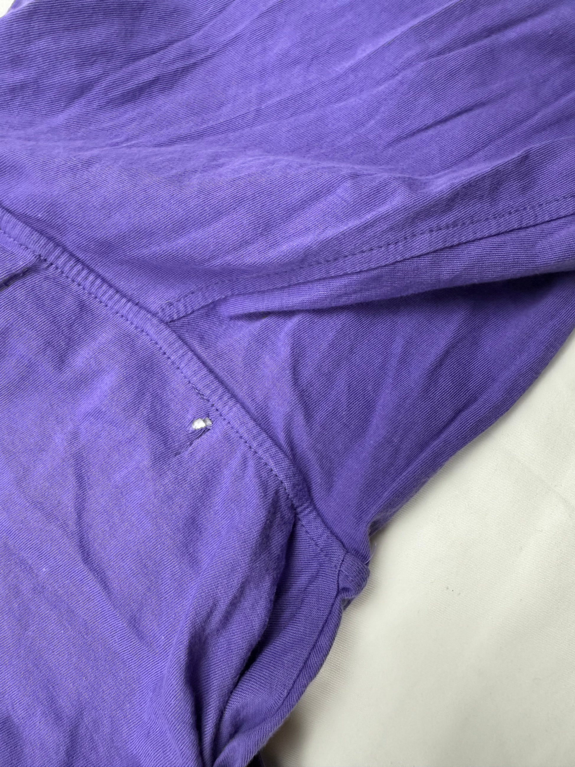 Purple graphic 2 in 1 hooded top (S/M)