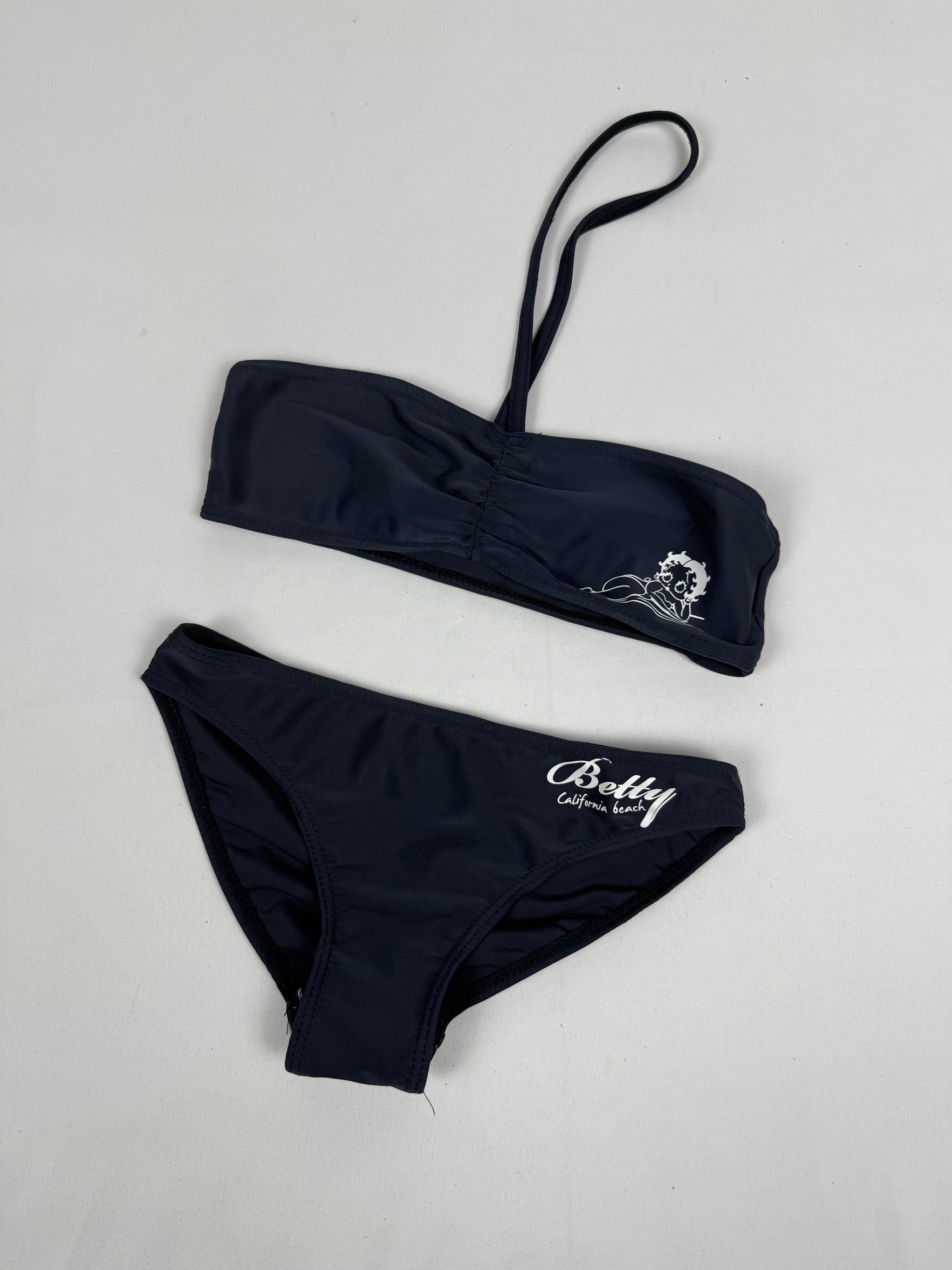 Black low rise bikini set (XS)