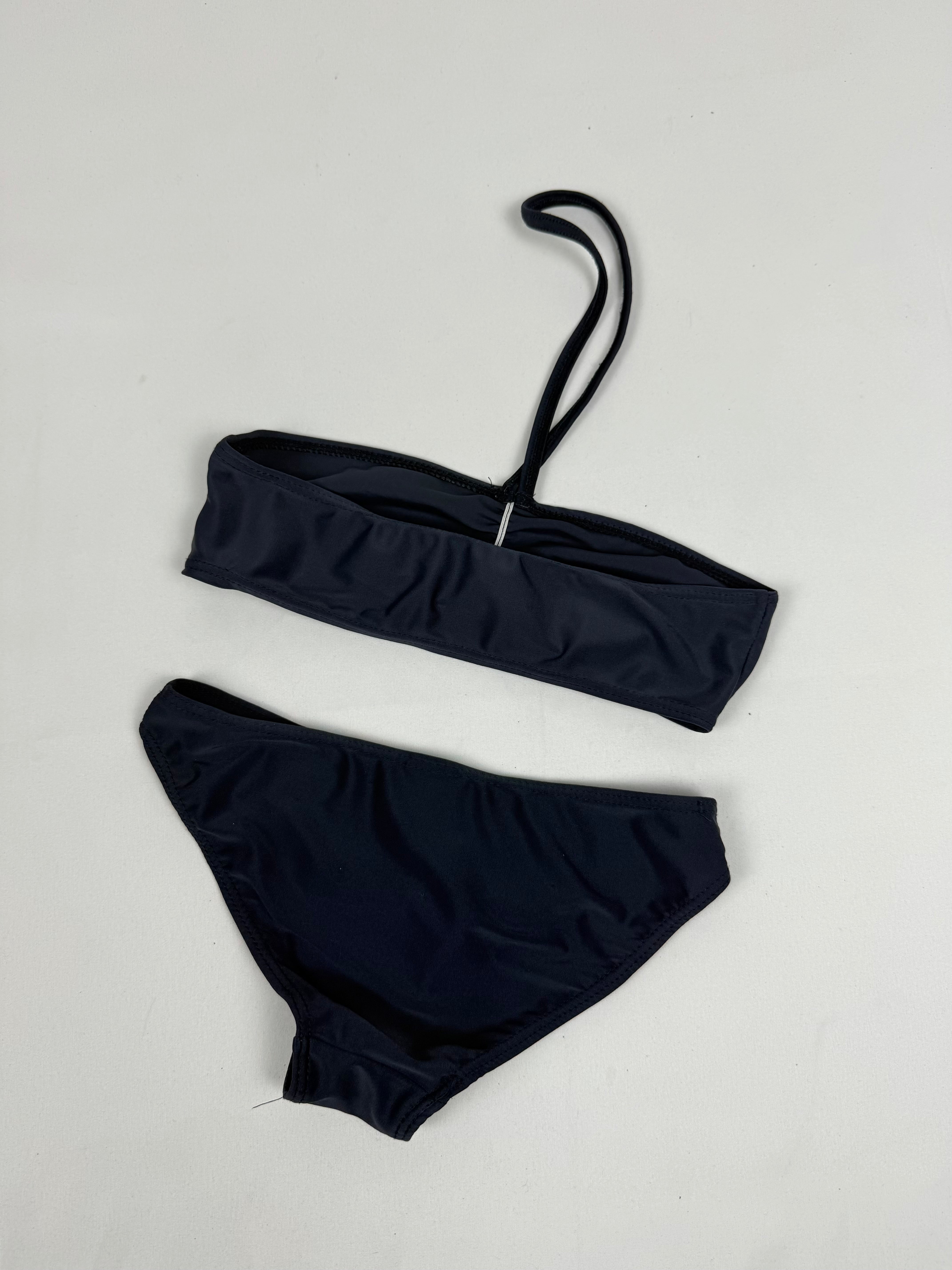 Black low rise bikini set (XS)