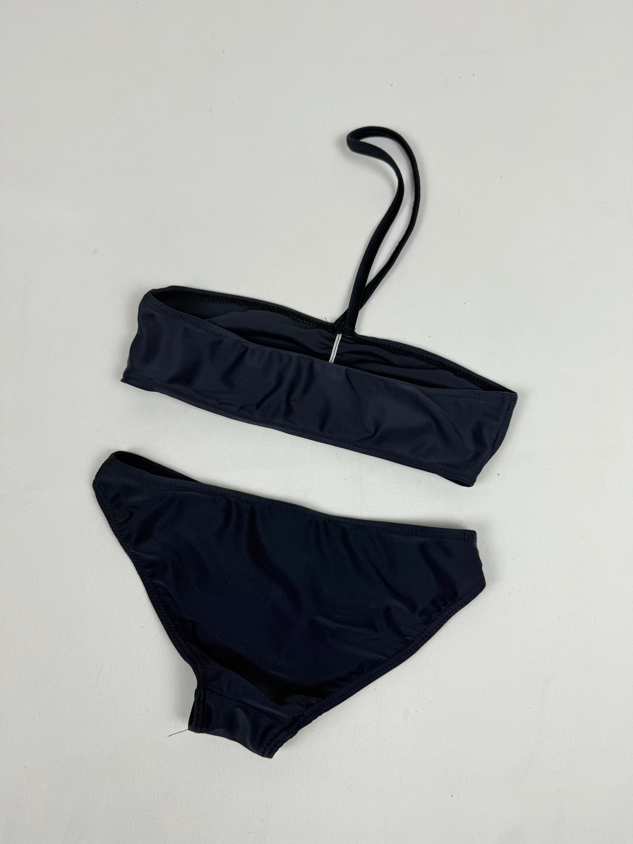 Black low rise bikini set (XS)