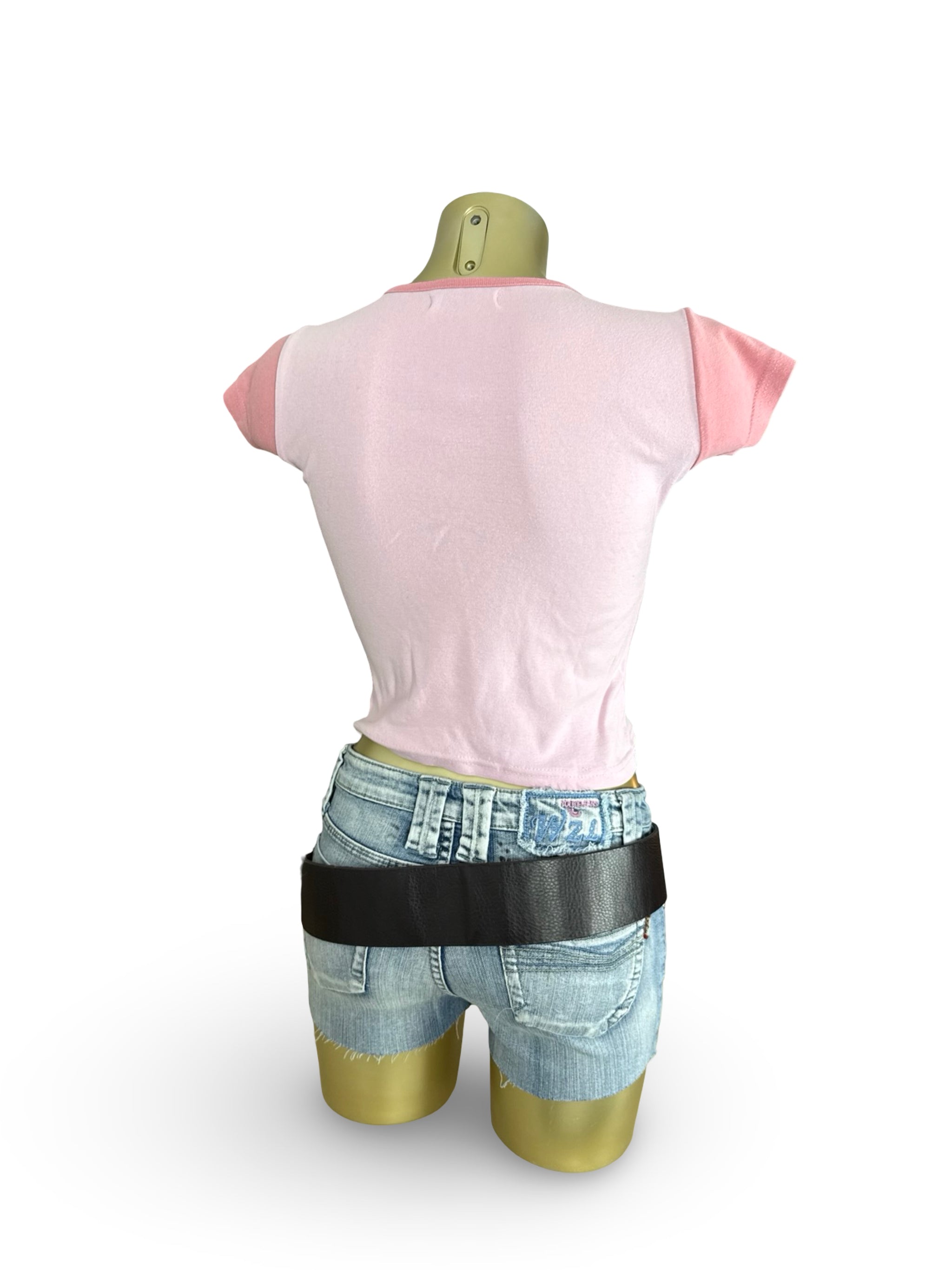 Baby pink cotton tee (XS)