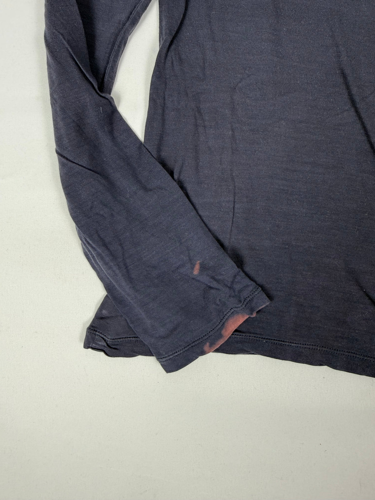 Grey tie up long sleeves top (S)
