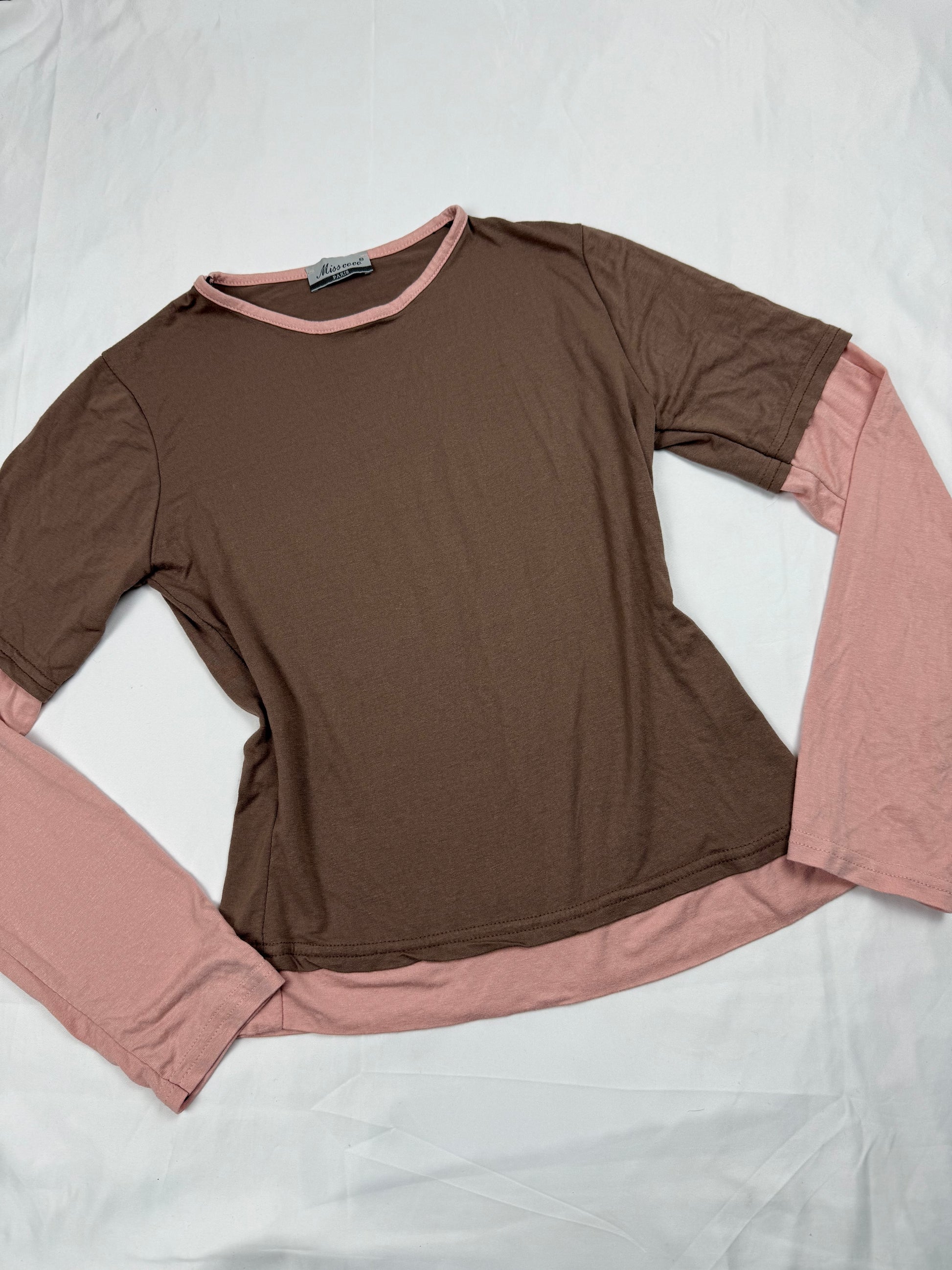 Khaki long sleeves top (S/M)