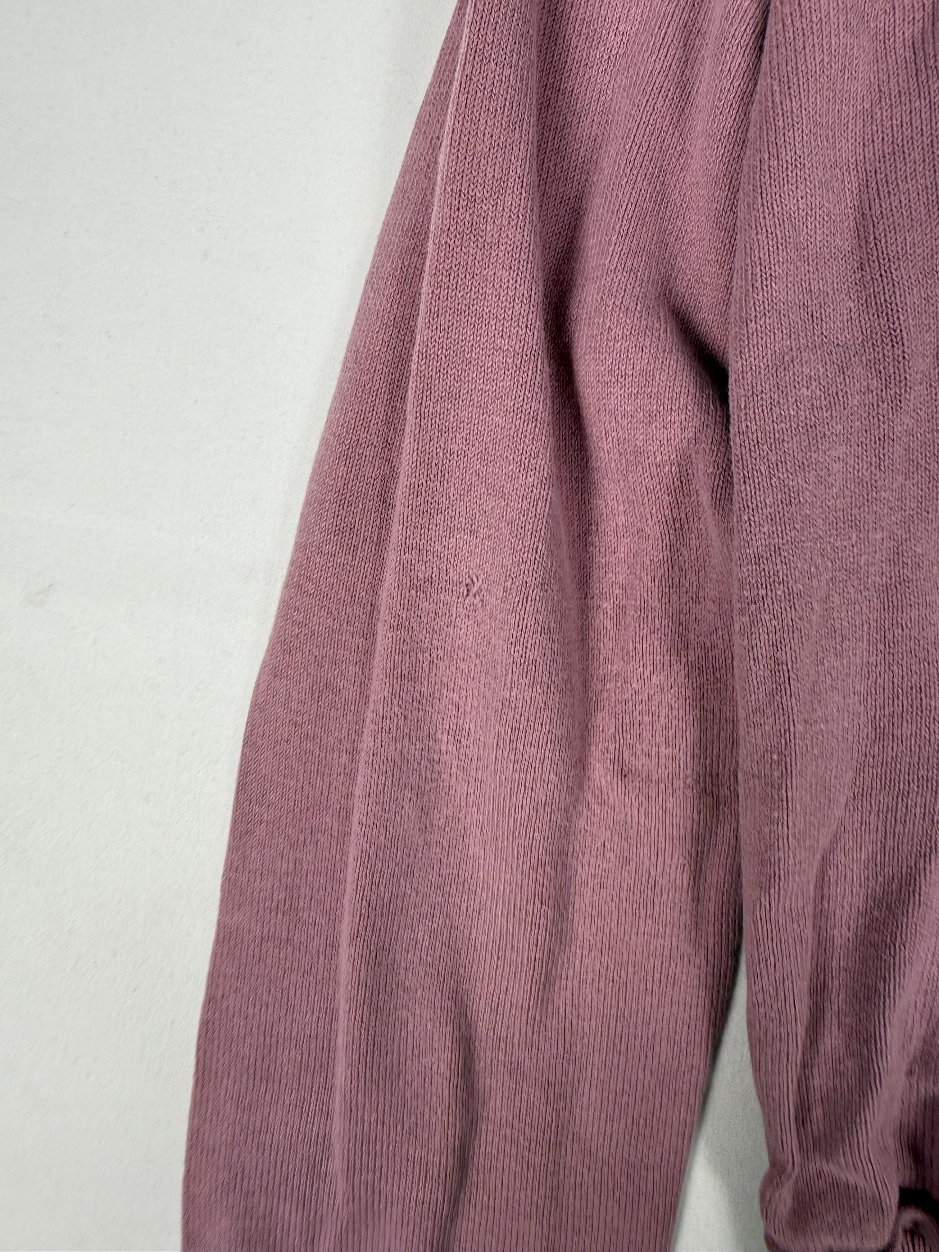 Pink cotton tight fit jumper (L)
