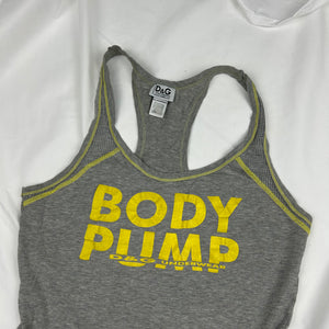 Grey logo cotton tank top (M/L)