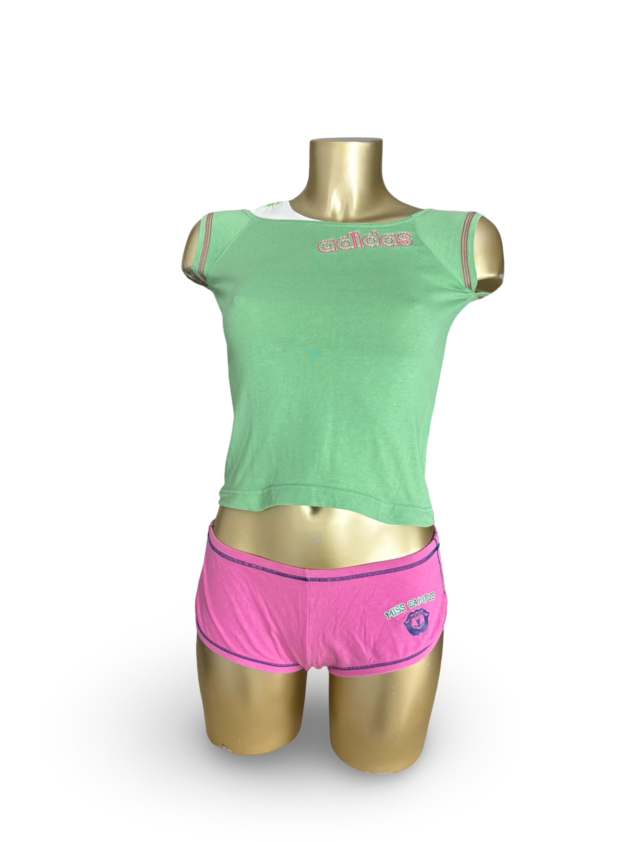 Green 100% cotton tee (XS)