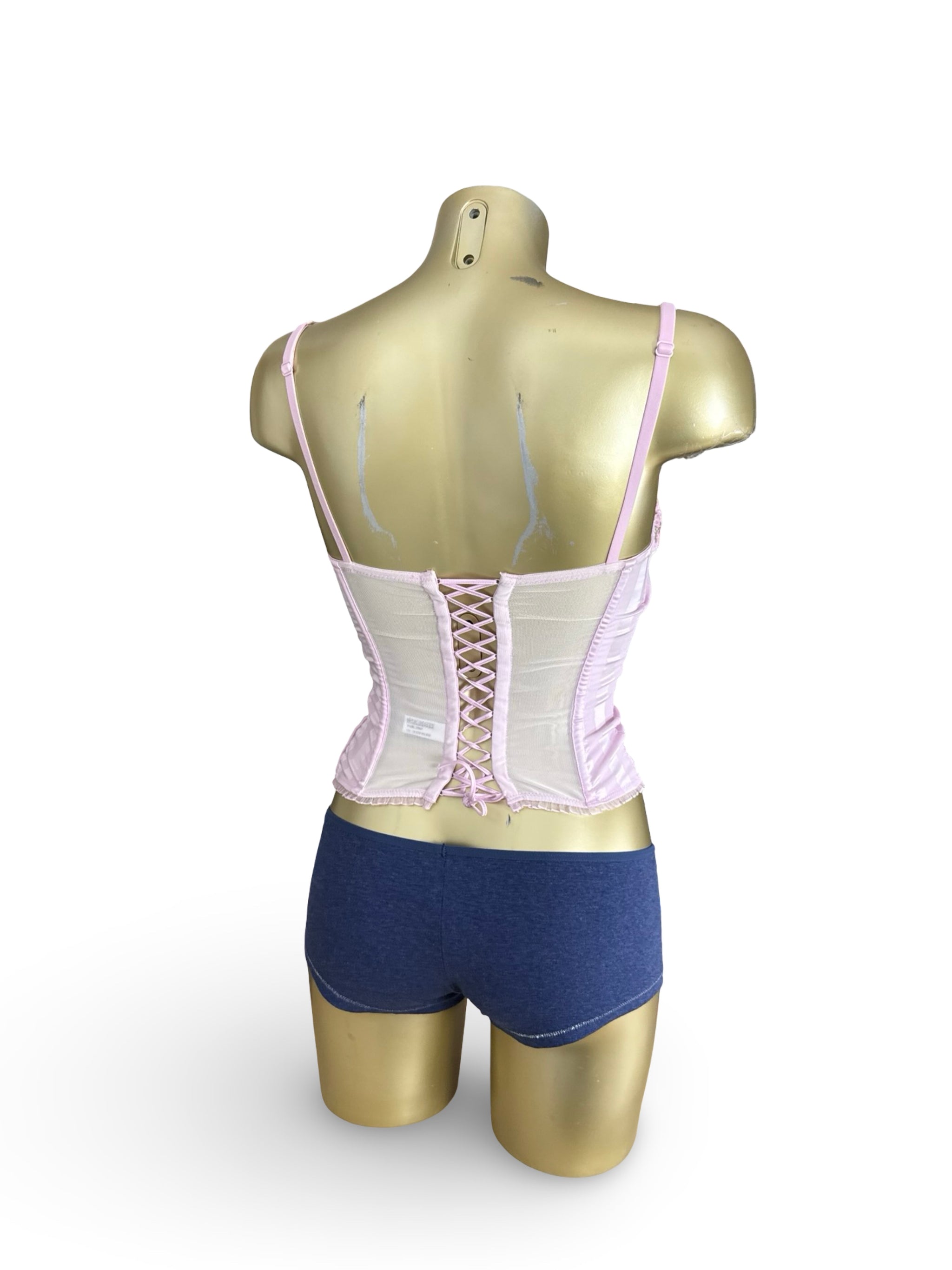 Baby pink corset top (S)