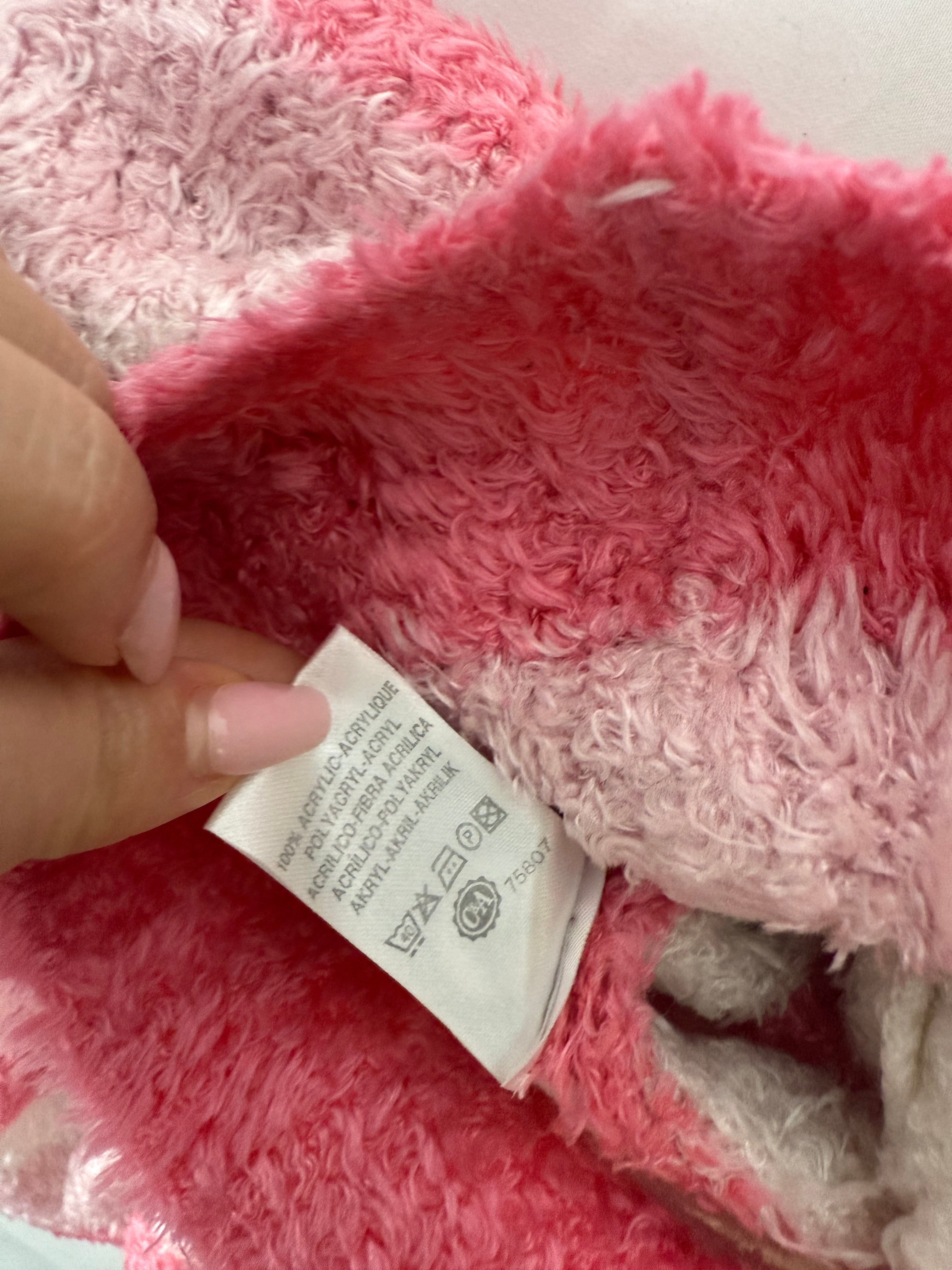 Pink striped super soft turtleneck jumper (M/L)