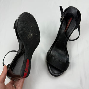 Black wedge heels (36)