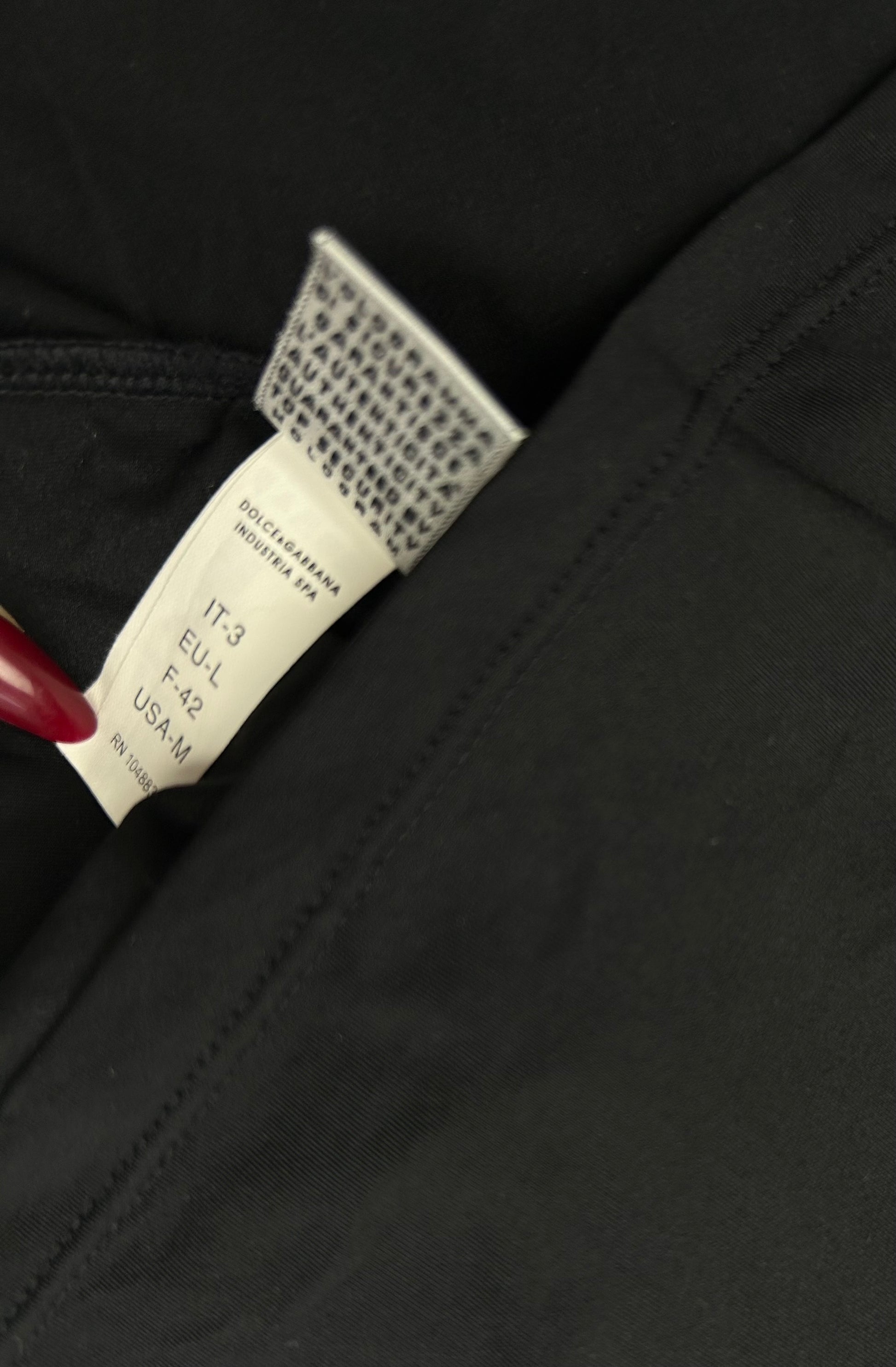 D&G lycra logo stretchy tank top