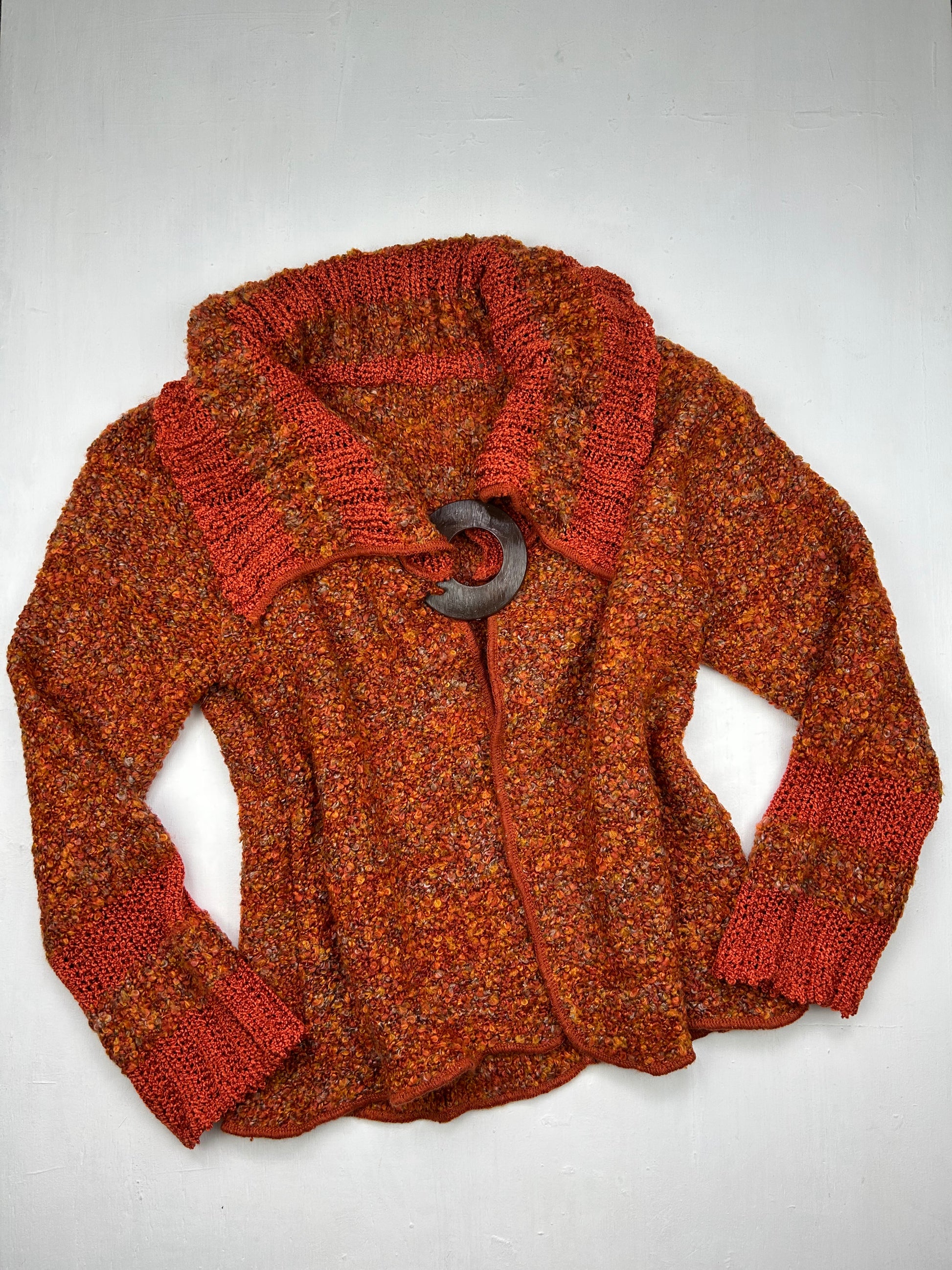 Orange cardigan  jumper (One size)