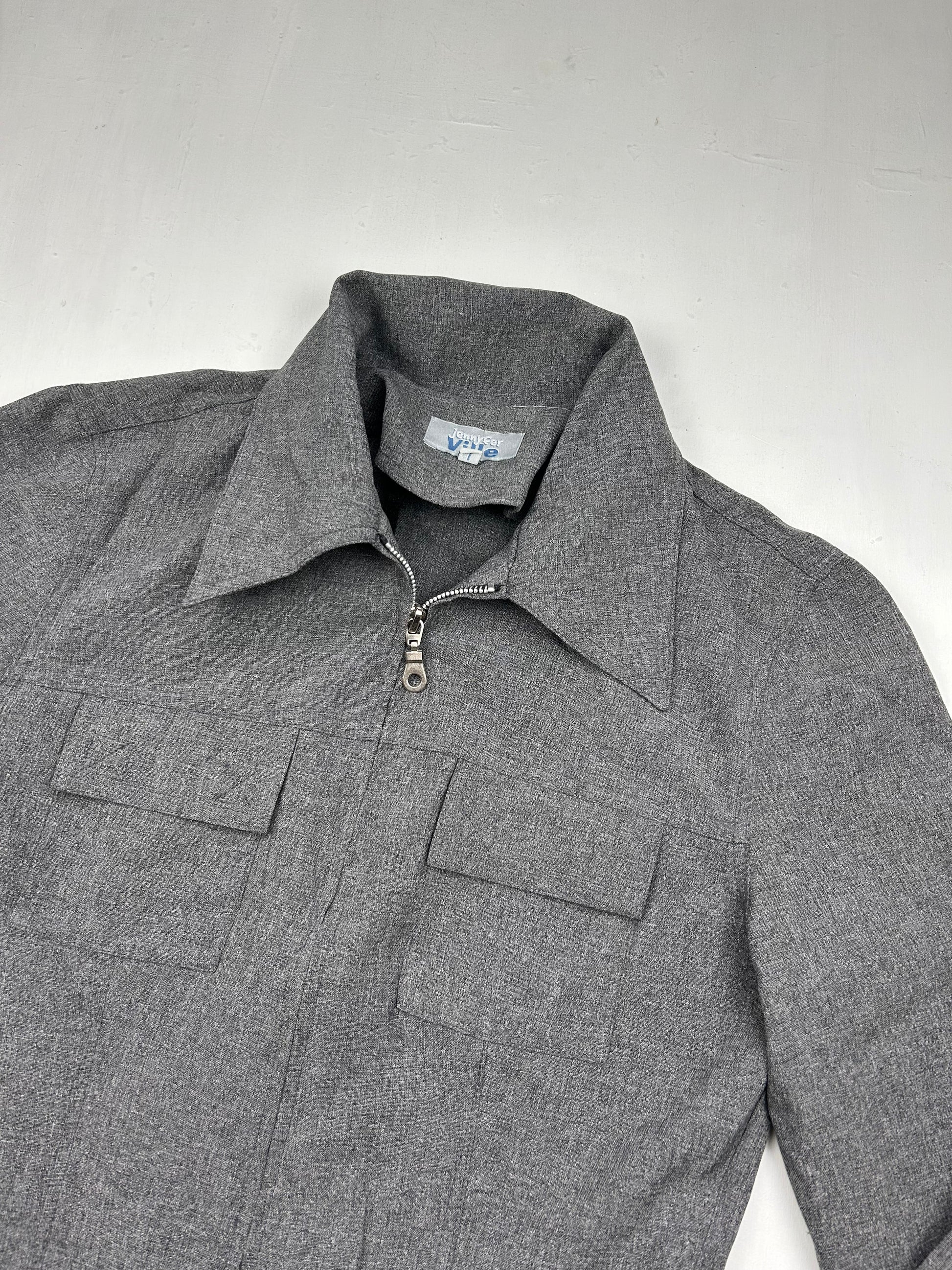 Grey office blazer jacket (S)