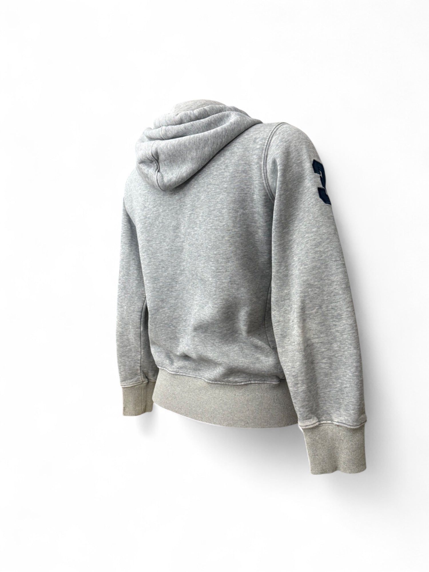 Grey zip up hoodie  (S/M)