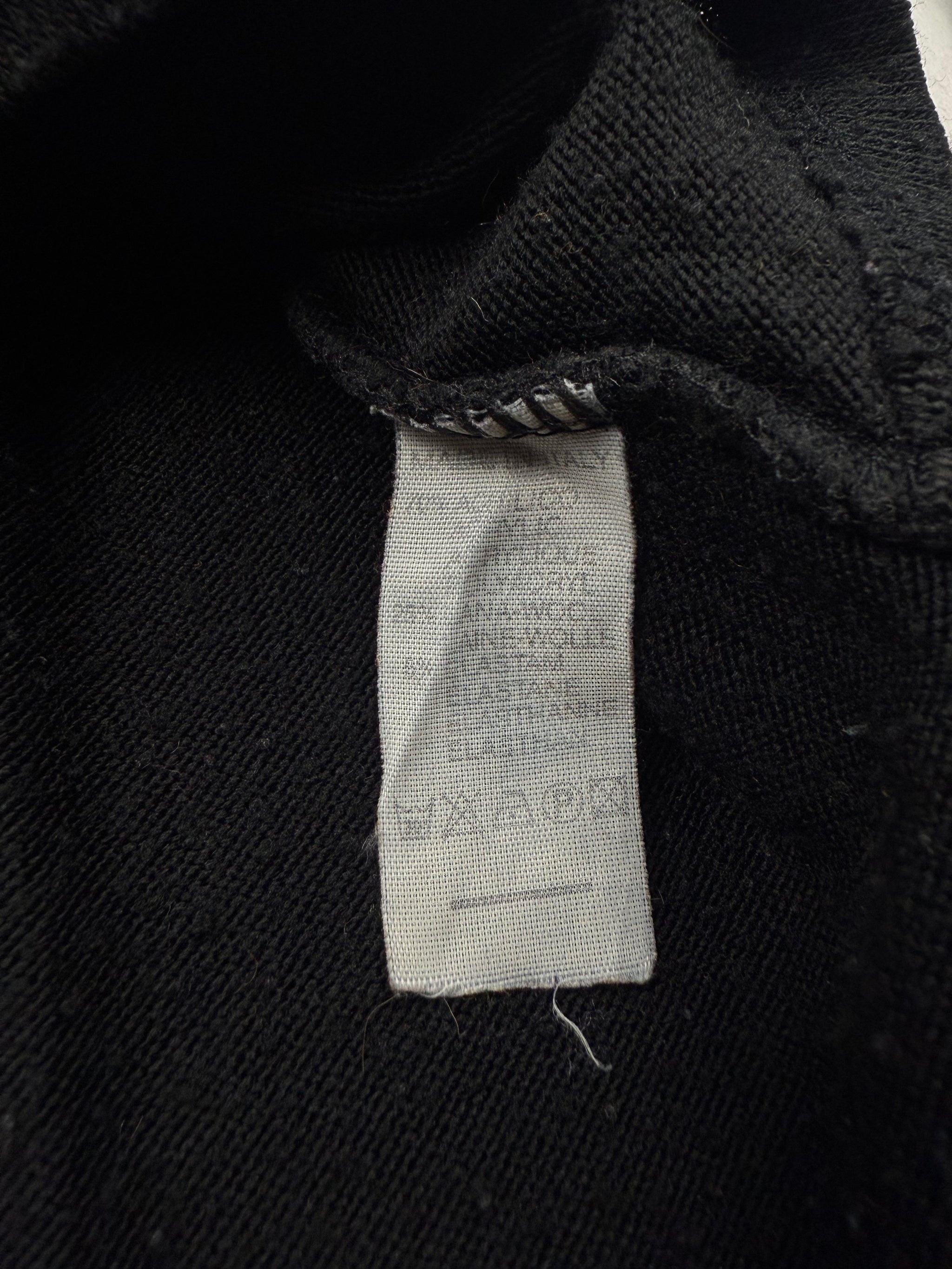 Black turtleneck 2 in 1 cardigan jumper (S)