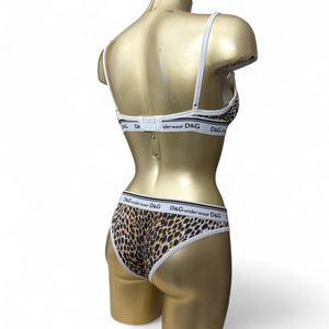 Panther silky underwear set bra + panty FR 90C (S)