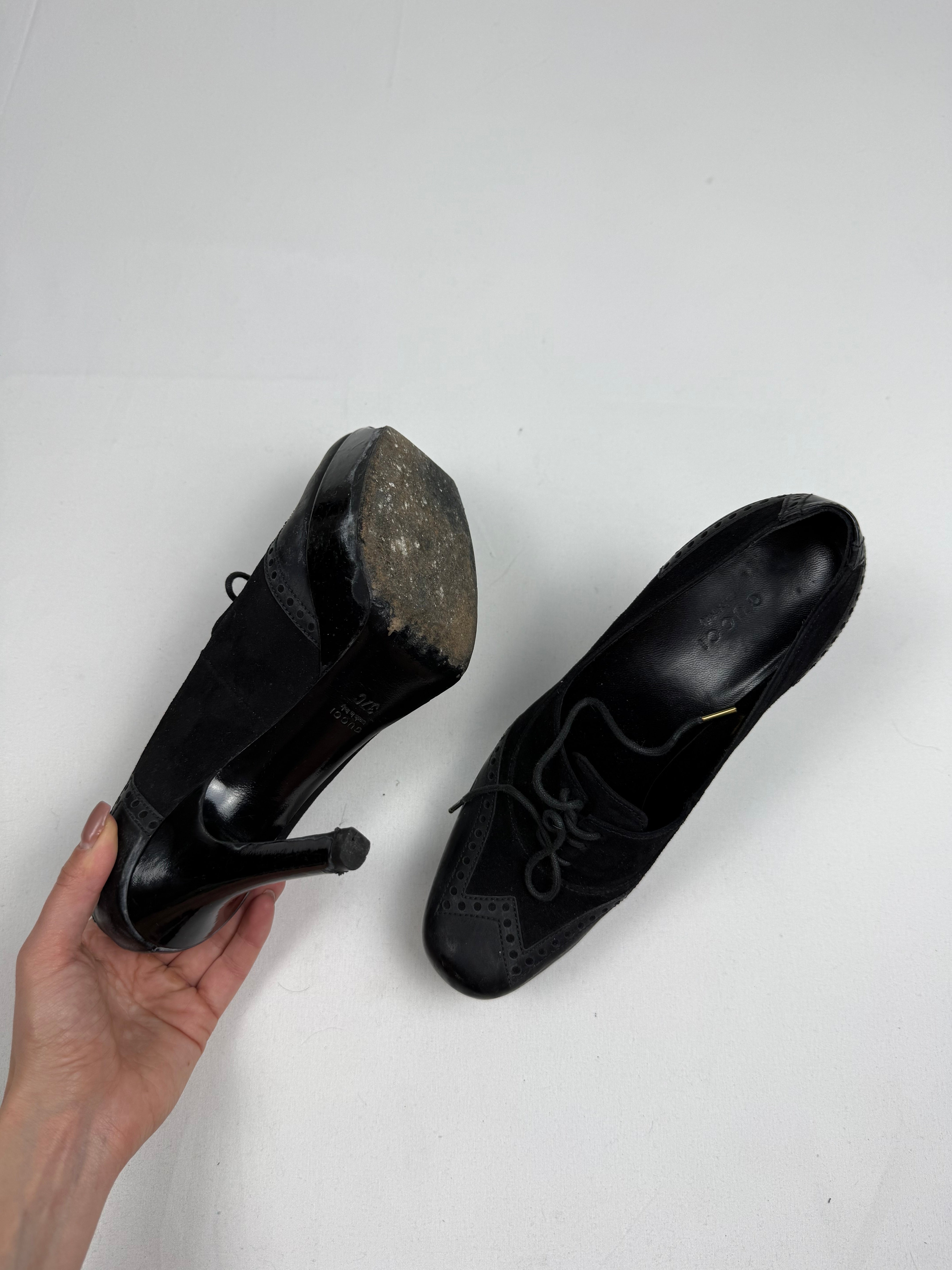 Black platform heels (37)