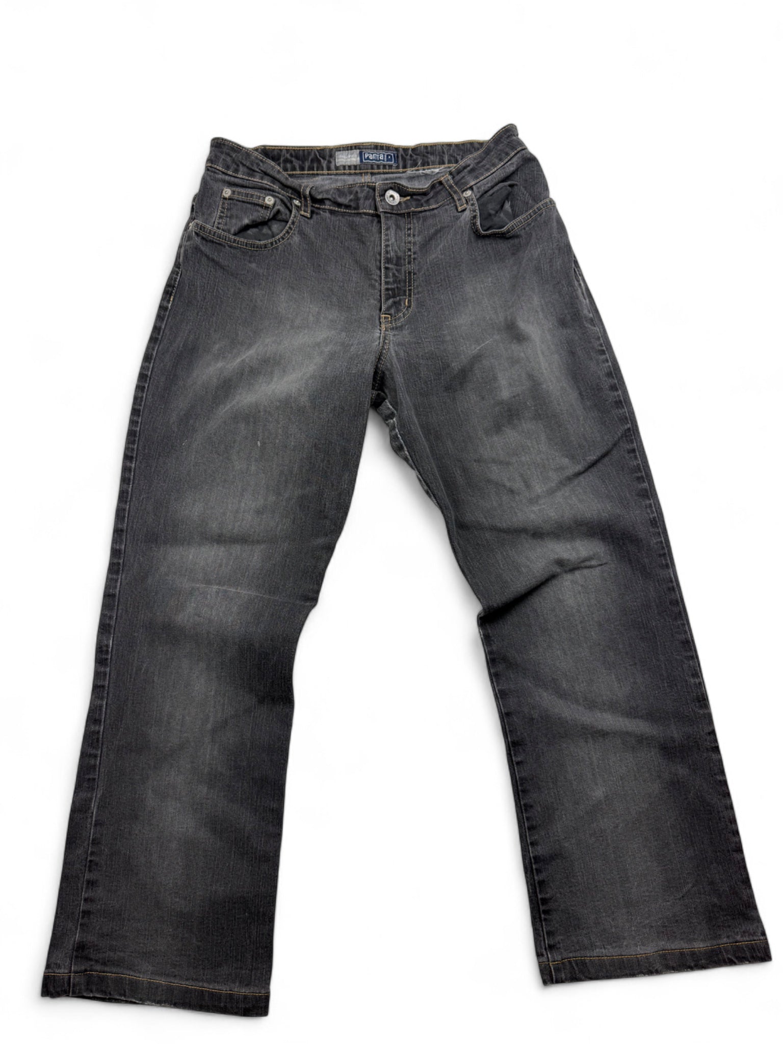 Grey denim baggy capri pants (M/L)