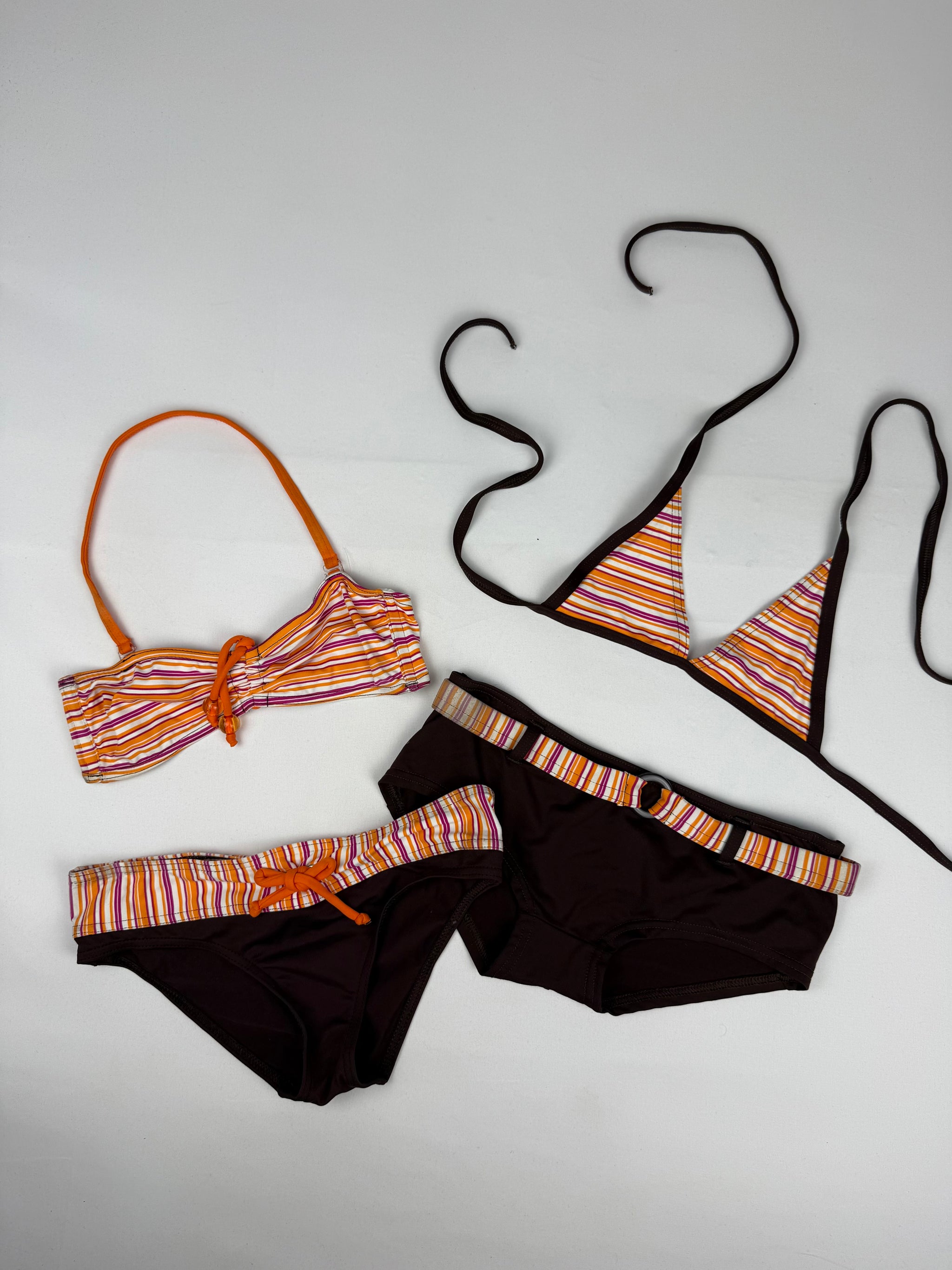 Brown shorty bikini set (XXS)