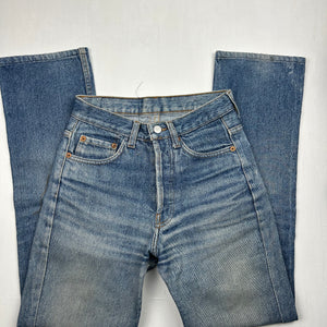 Blue 501  mid waist denim pants (XS)