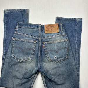 Blue 501  mid waist denim pants (XS)