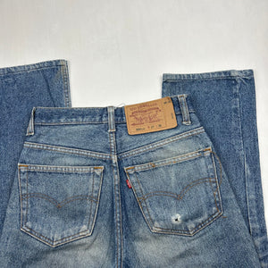 Blue 501  mid waist denim pants (XS)