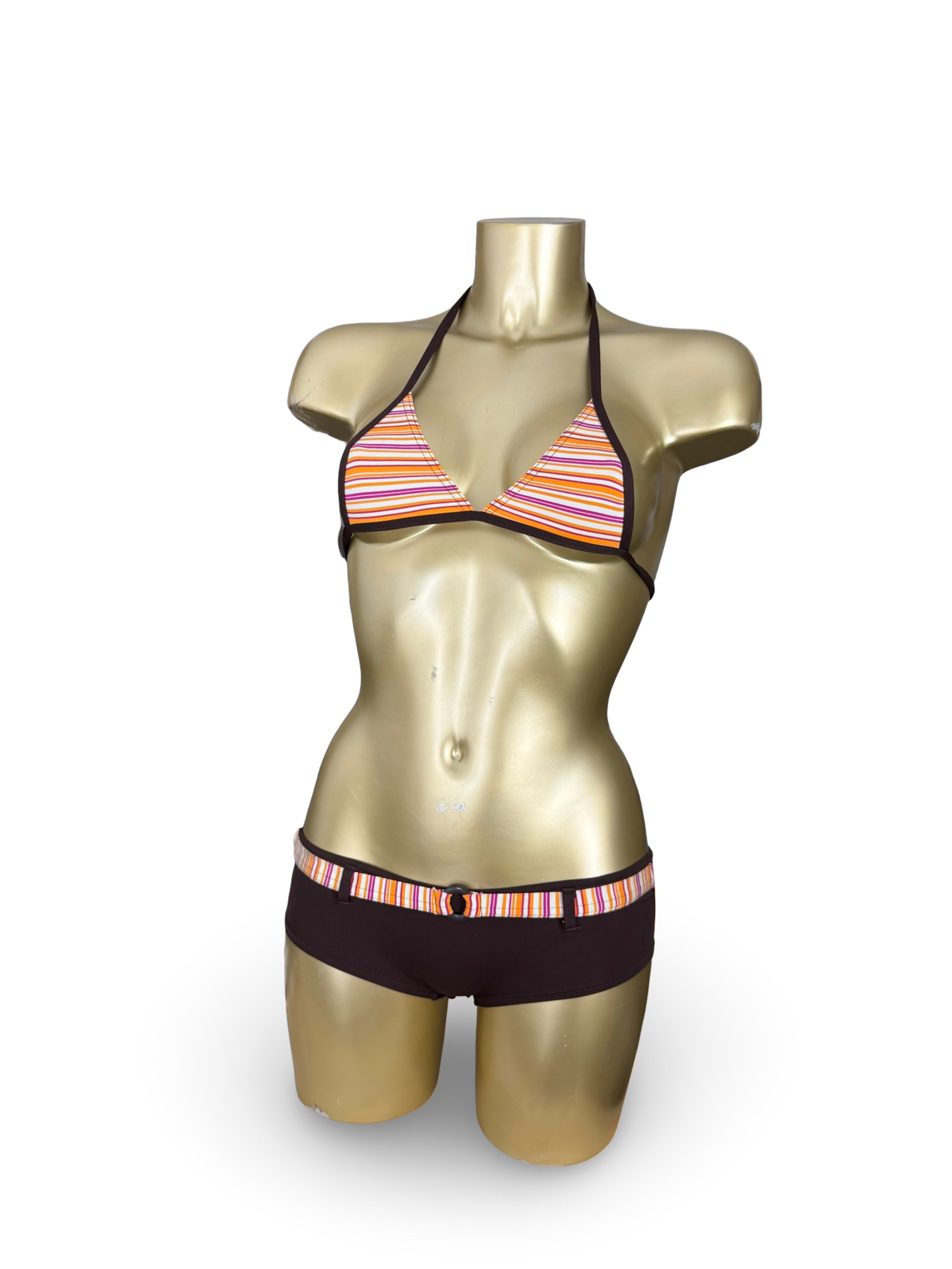 Brown shorty bikini set (XXS)