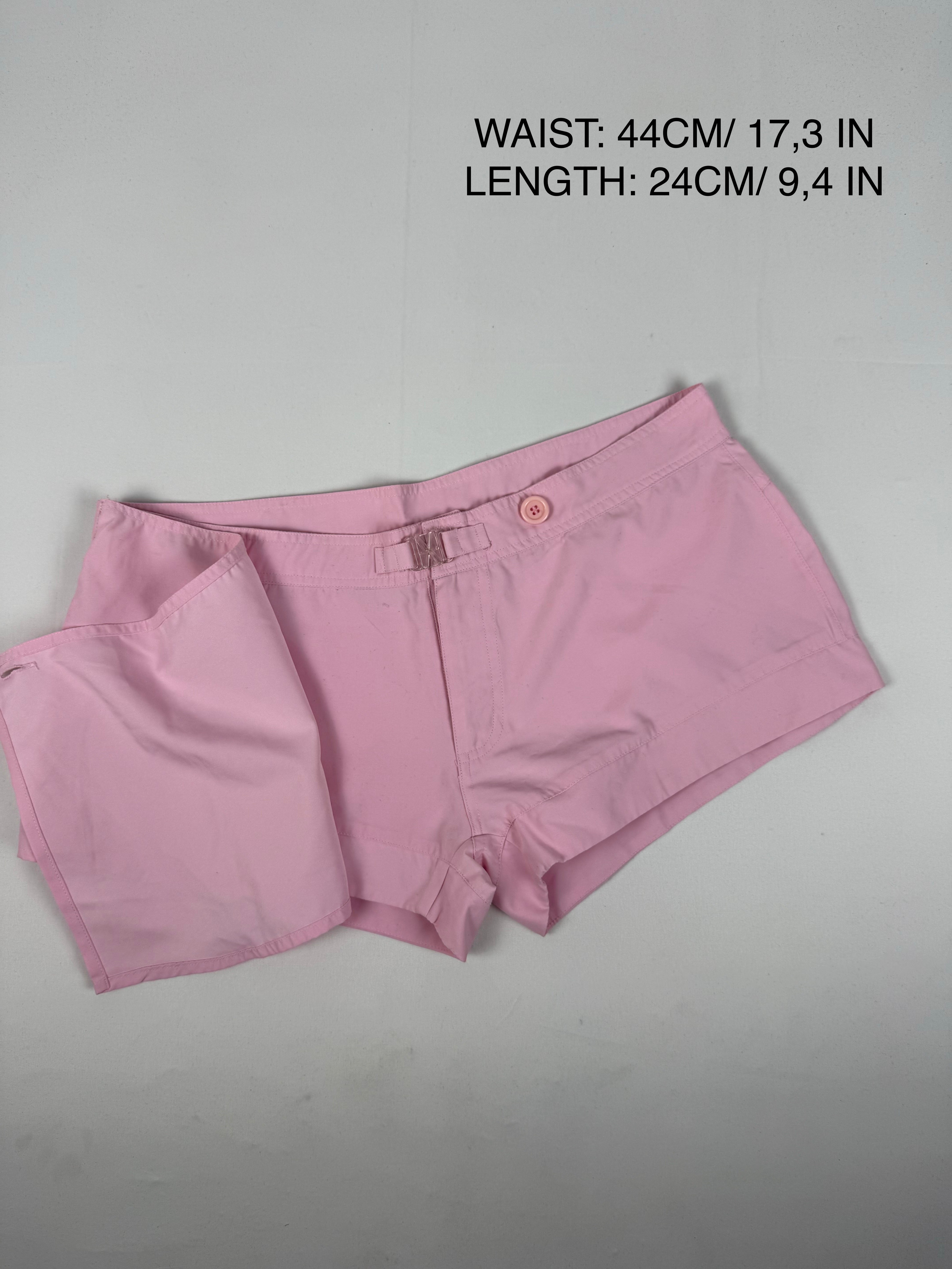 Baby pink low rise mini short (XL)