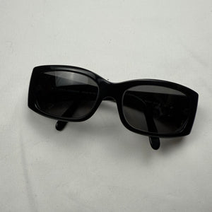 Black rhinestones logo 2000s  sunglasses (with prescription)