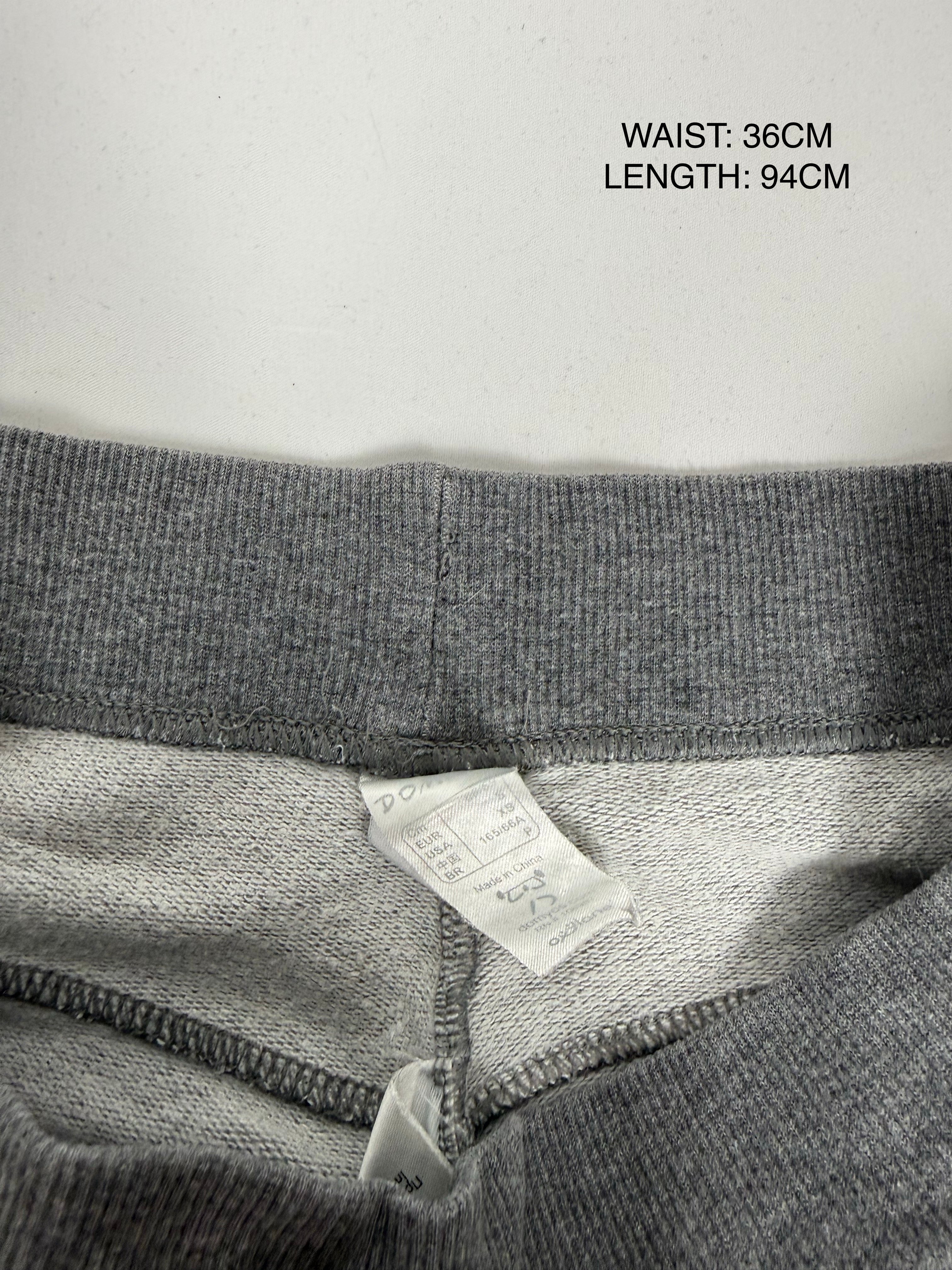 Grey low rise joggers pants (S)