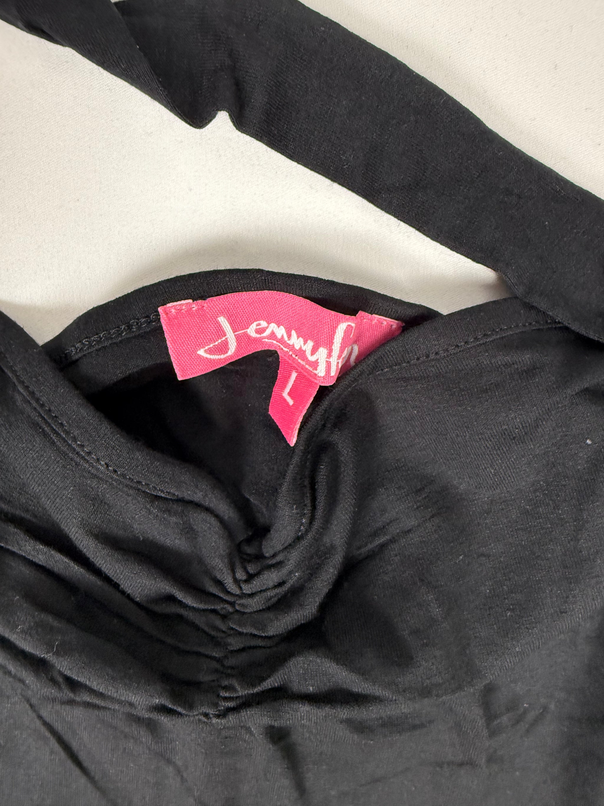 Black halter top (M)