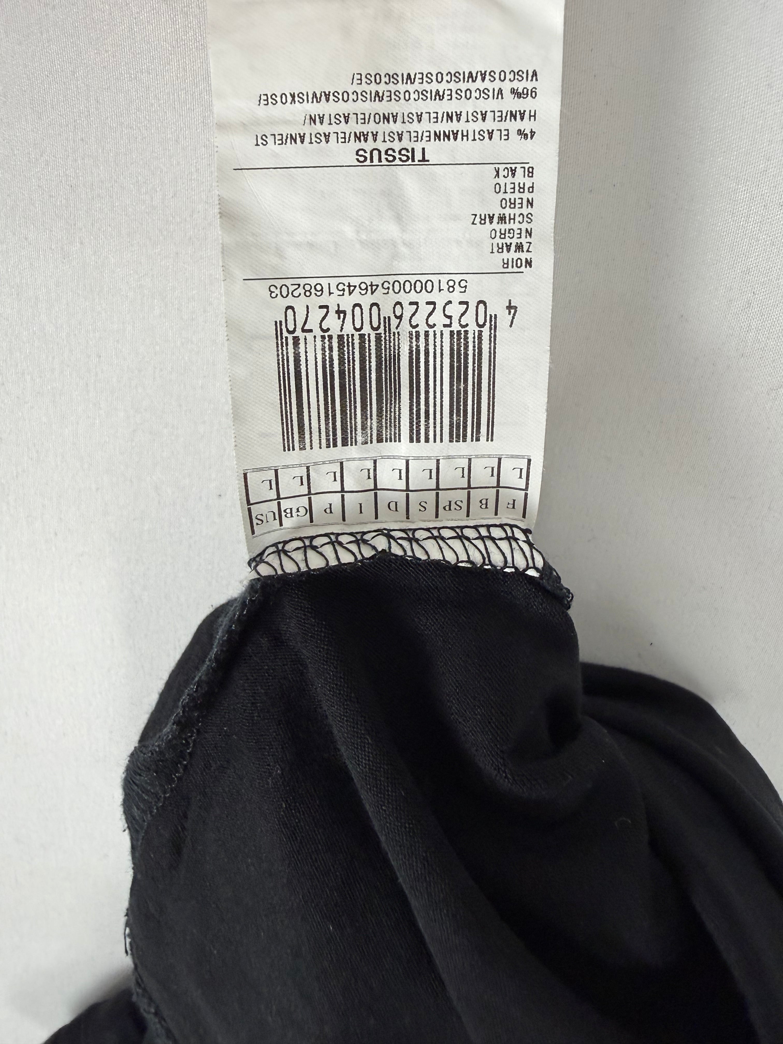 Black halter top (M)